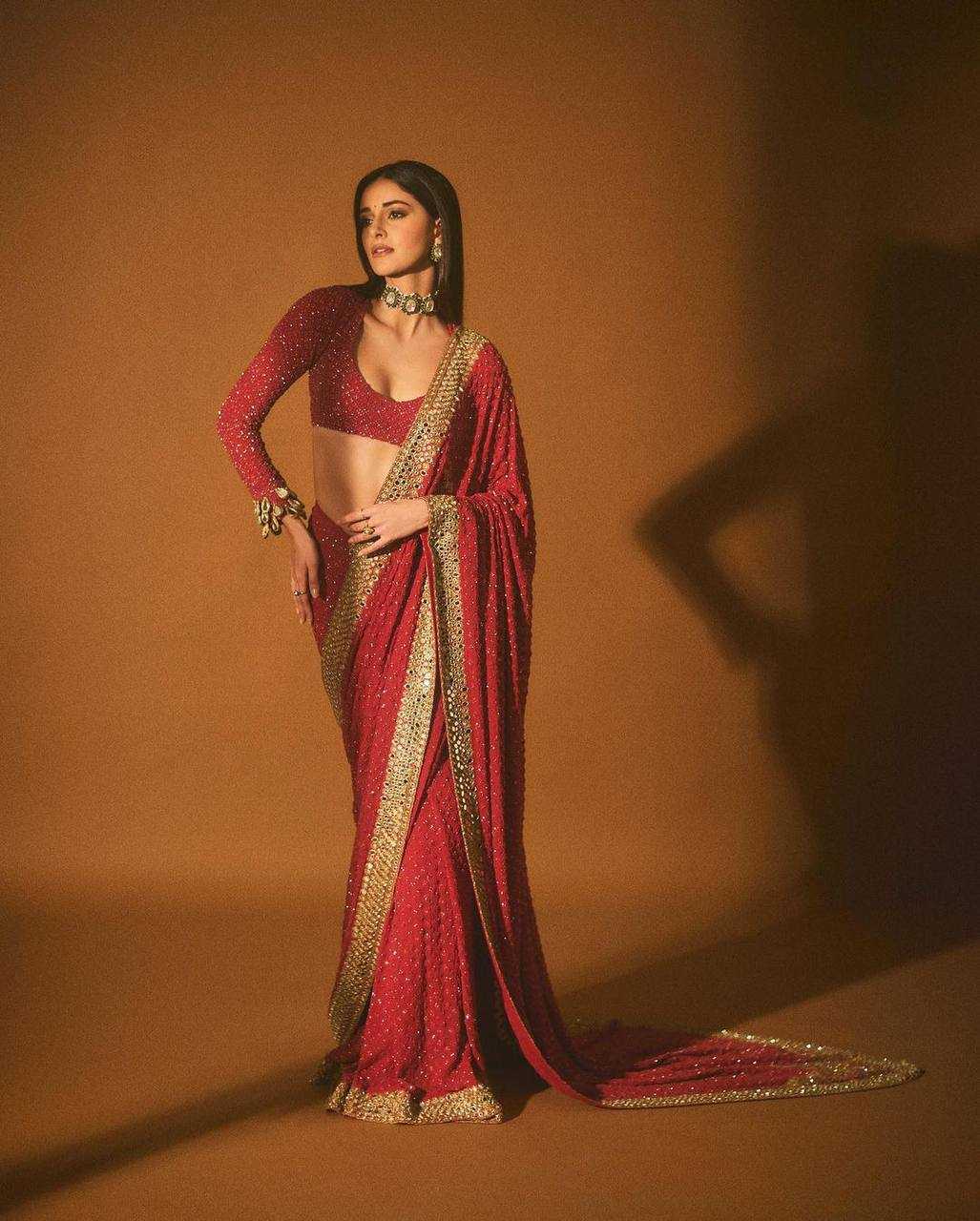 ANANYA PANDEY SAREES