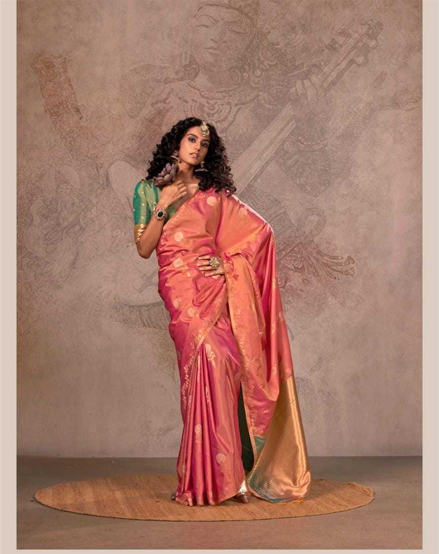 Ynf Handloom Silk RIN184 KIRTAN Silk Sarees Wholesale Handloom Sarees Printed Silk Saree Silk Sarees With Contrast Pallu Manufacturer