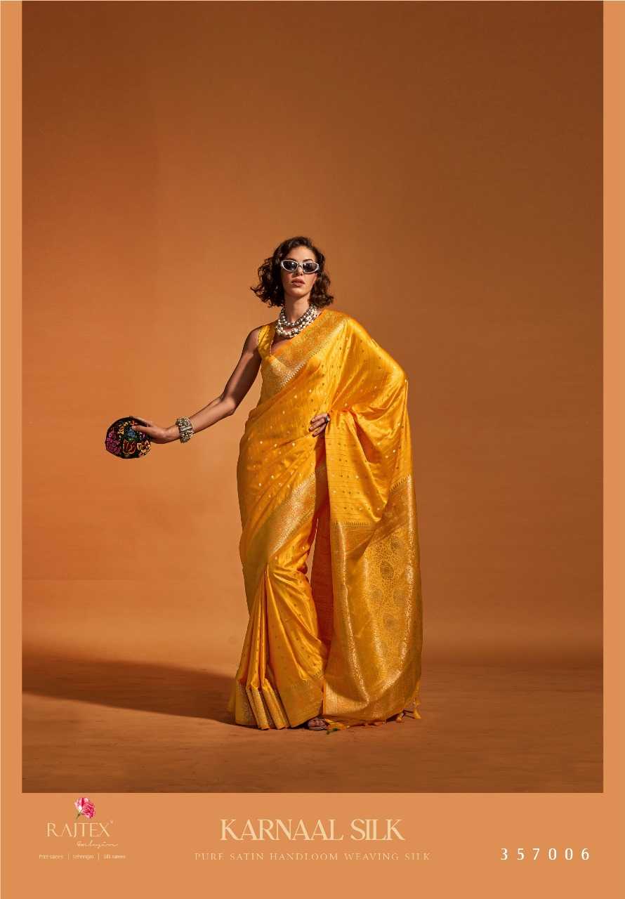 Ynf Handloom Silk RIN184 RAJTEX KARNAA Silk Sarees Wholesale Soft Silk Sarees Handloom Sarees Pure Silk Sarees Manufacturer