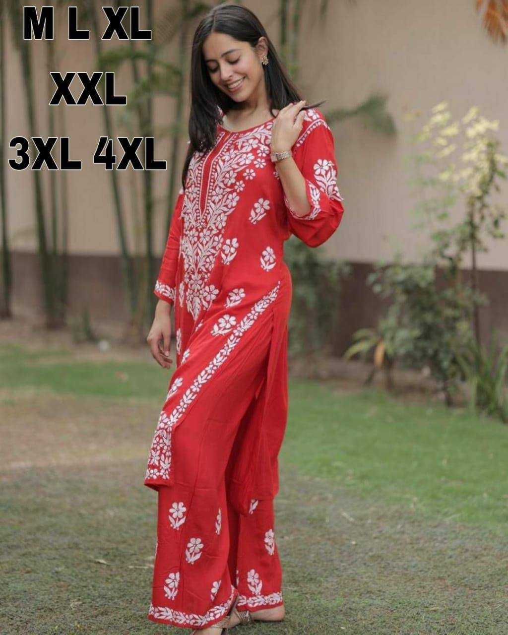 Ynf Heavy Rayon RIN158 Naz Kurti Wholesale Embroidered Kurtis Chikankari Kurtis Manufacturer