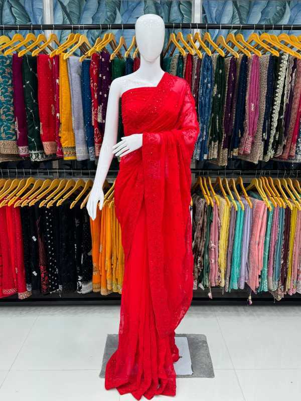 Ynf Heavy Silk KESH114 RSRM74 Sarees Wholesale Sequins Work Saree Heavy Sarees Manufacturer