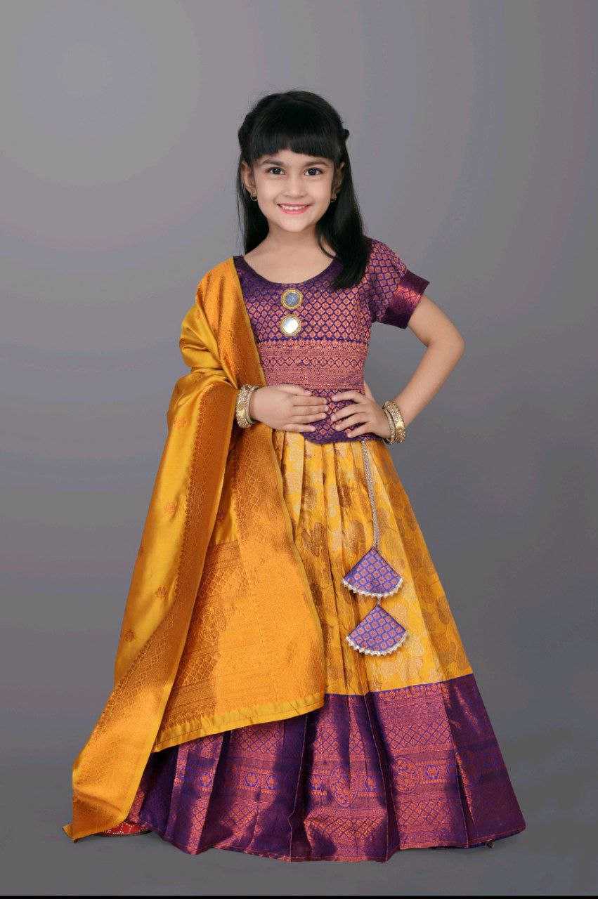 Ynf Jacquard KESH461 HK17 Kids Wear Wholesale Kids Ghagra Choli Kids Traditional Outfits Manufacturer