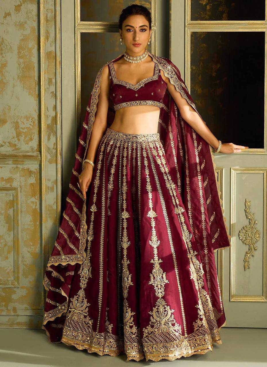 Ynf Kasturi Silk RIN213 HM P9 Lehengas Wholesale Bridal Lehenga Silk Lehenga Zari Work Lehenga Manufacturer