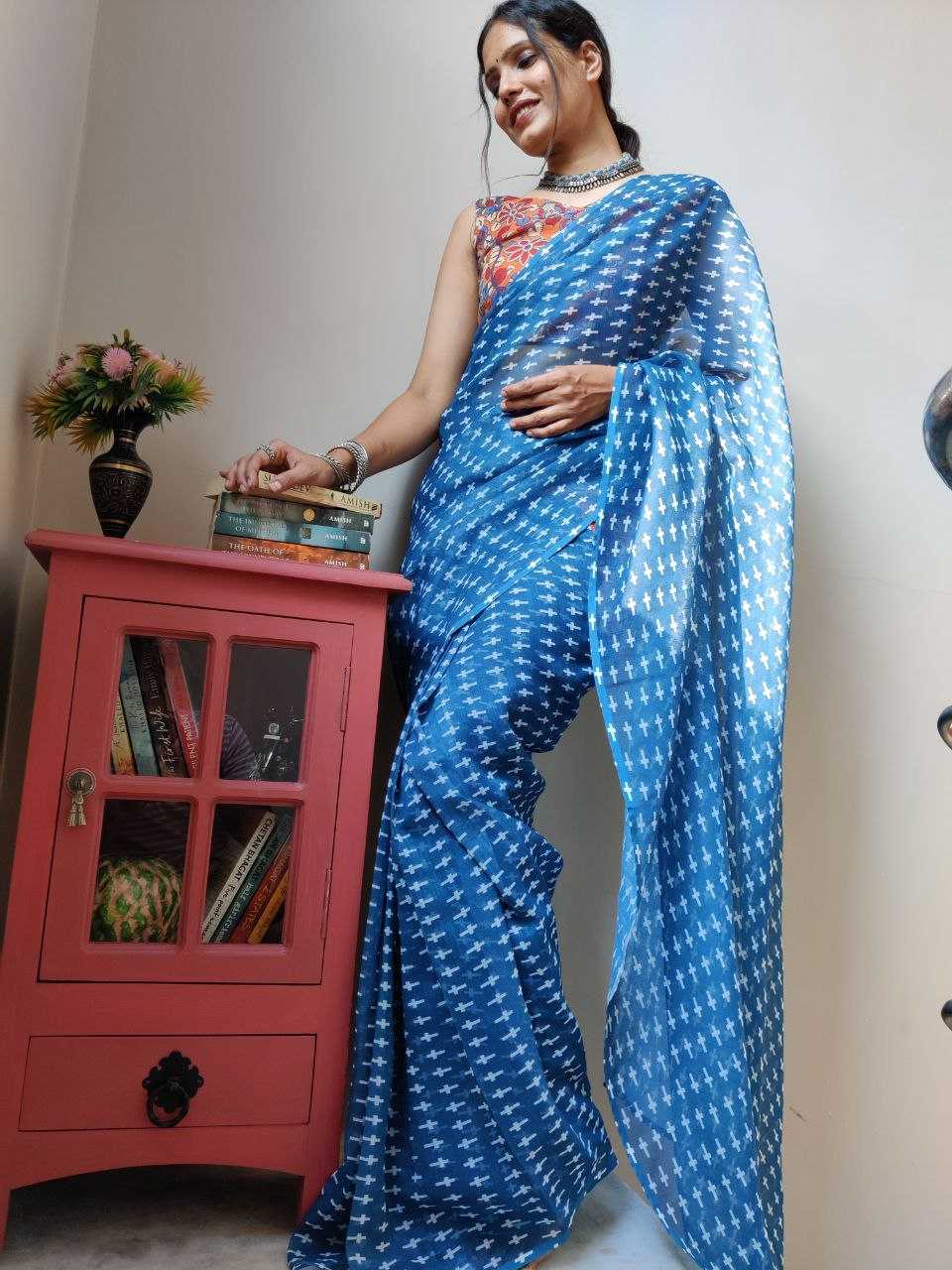 COTTON LINEN SAREES