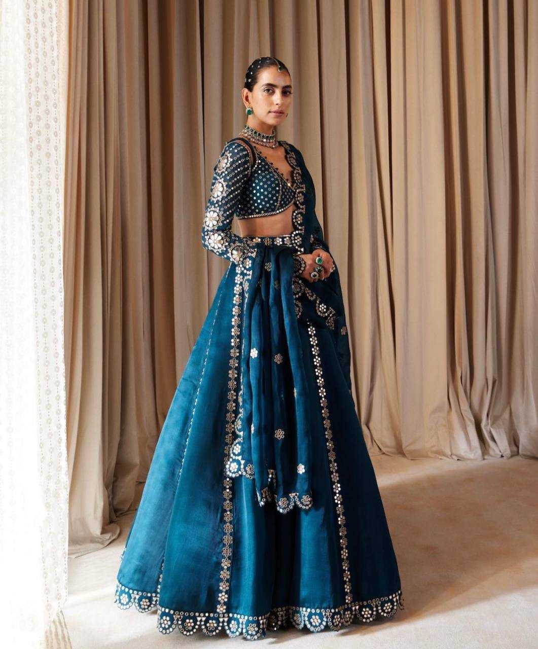 Ynf Malai Silk RIN213 H77 Lehengas Wholesale Silk Lehenga Zari Work Lehenga Sequins Lehenga Manufacturer