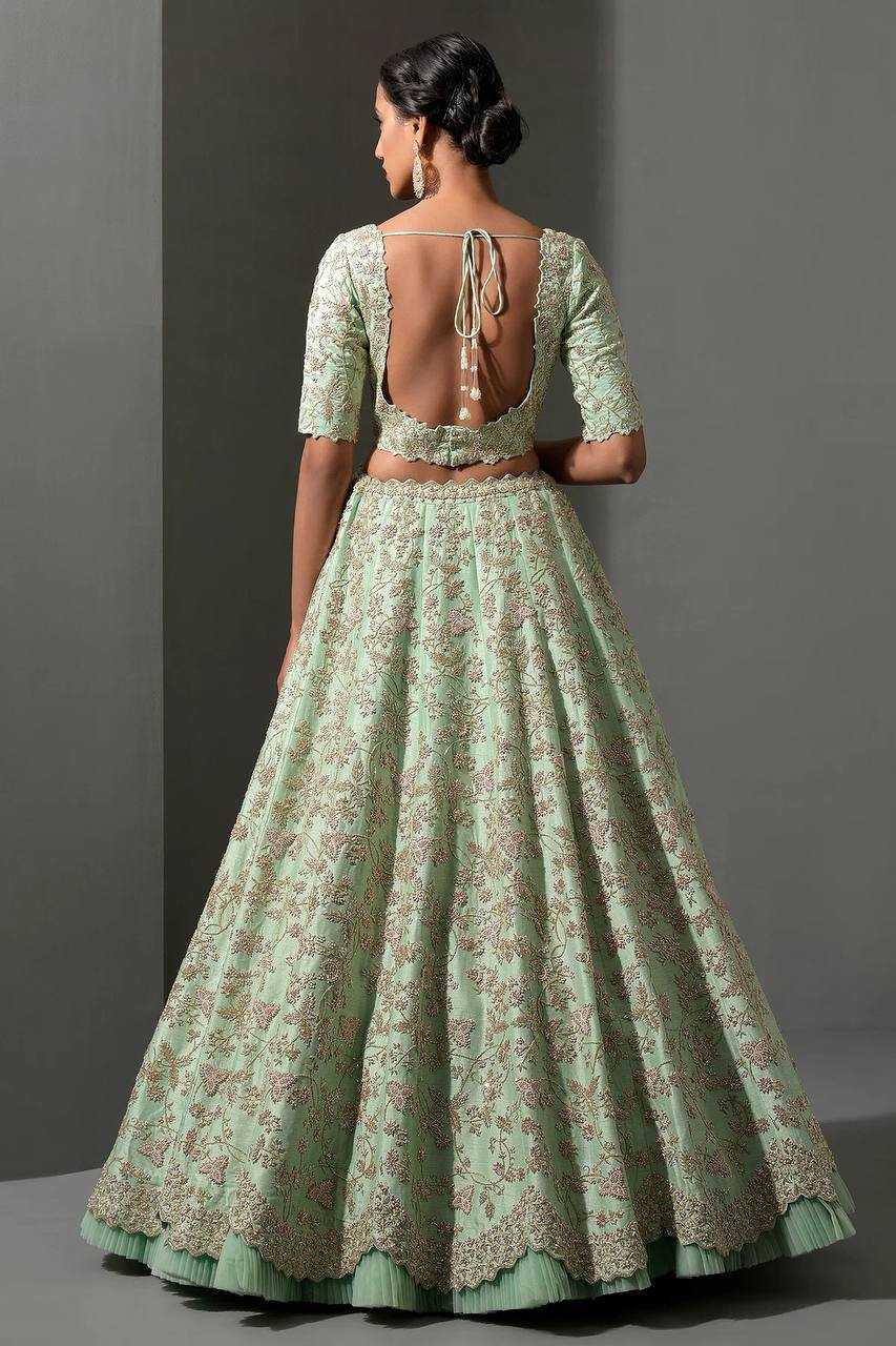 Ynf Mulberry Silk RIN213 HM P8 Lehengas Wholesale Silk Lehenga Thread Work Lehenga Sequins Lehenga Manufacturer