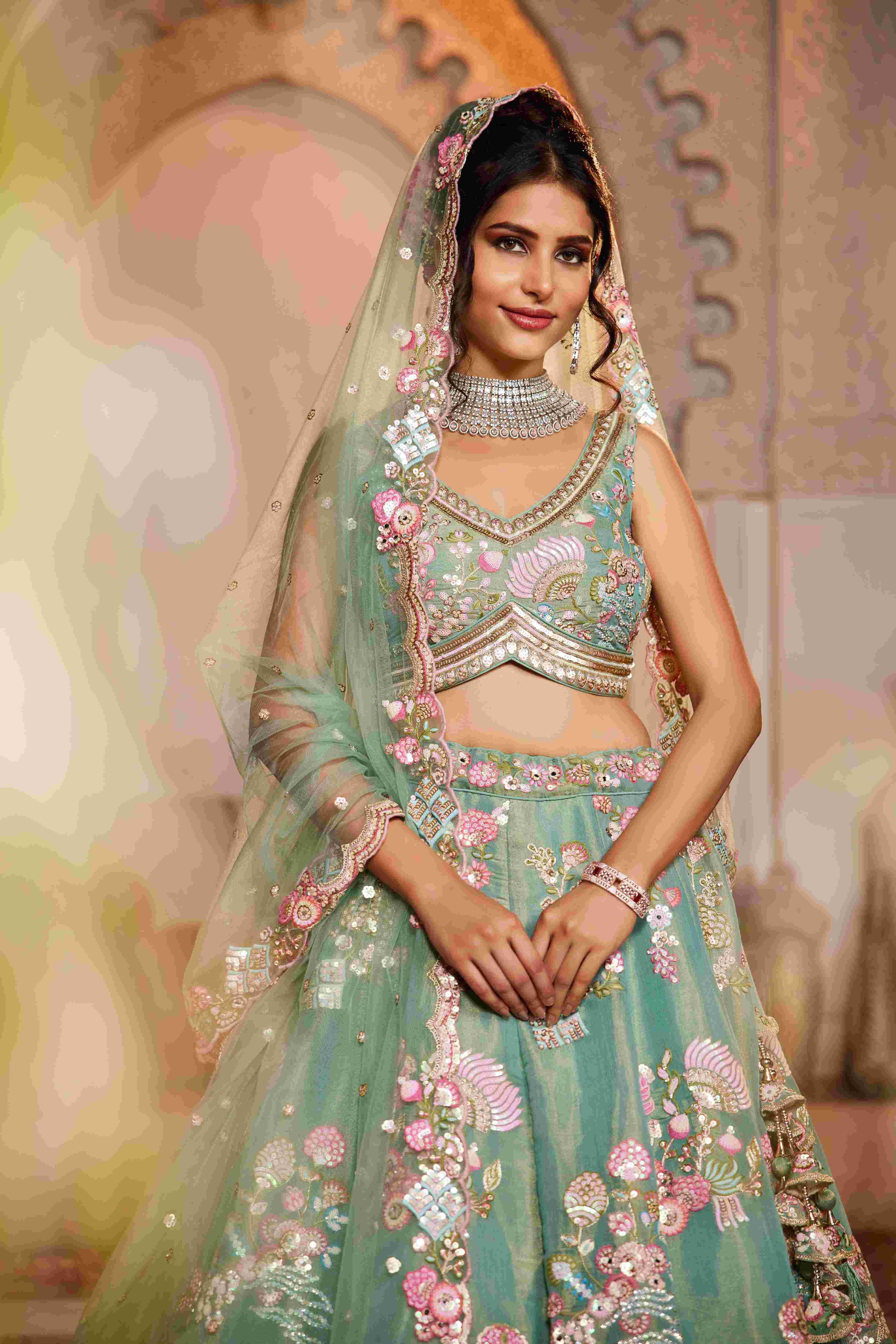 Ynf Net RIN197 2651 Lehengas Wholesale Designer Lehenga Bridal Lehenga Net Lehenga Choli Manufacturer