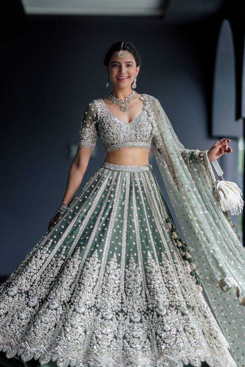 Ynf Net RIN213 H34 Lehengas Wedding Collections Wholesale Sequins Lehenga Sangeet Outfits Manufacturer