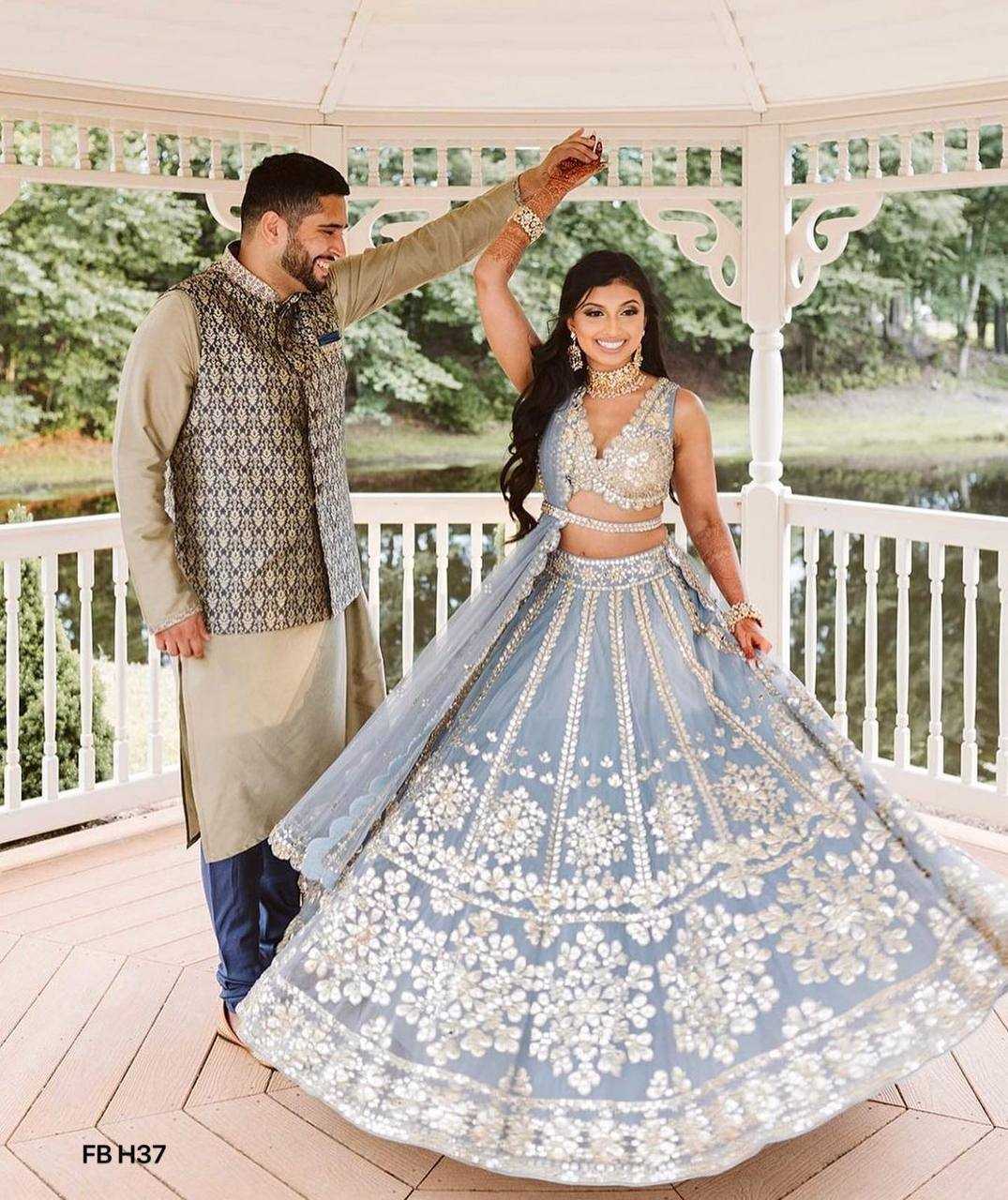 Ynf Net RIN213 H37 Lehengas Wedding Collections Wholesale Zari Work Lehenga Pre-Wedding Photoshoot Outfits Manufacturer