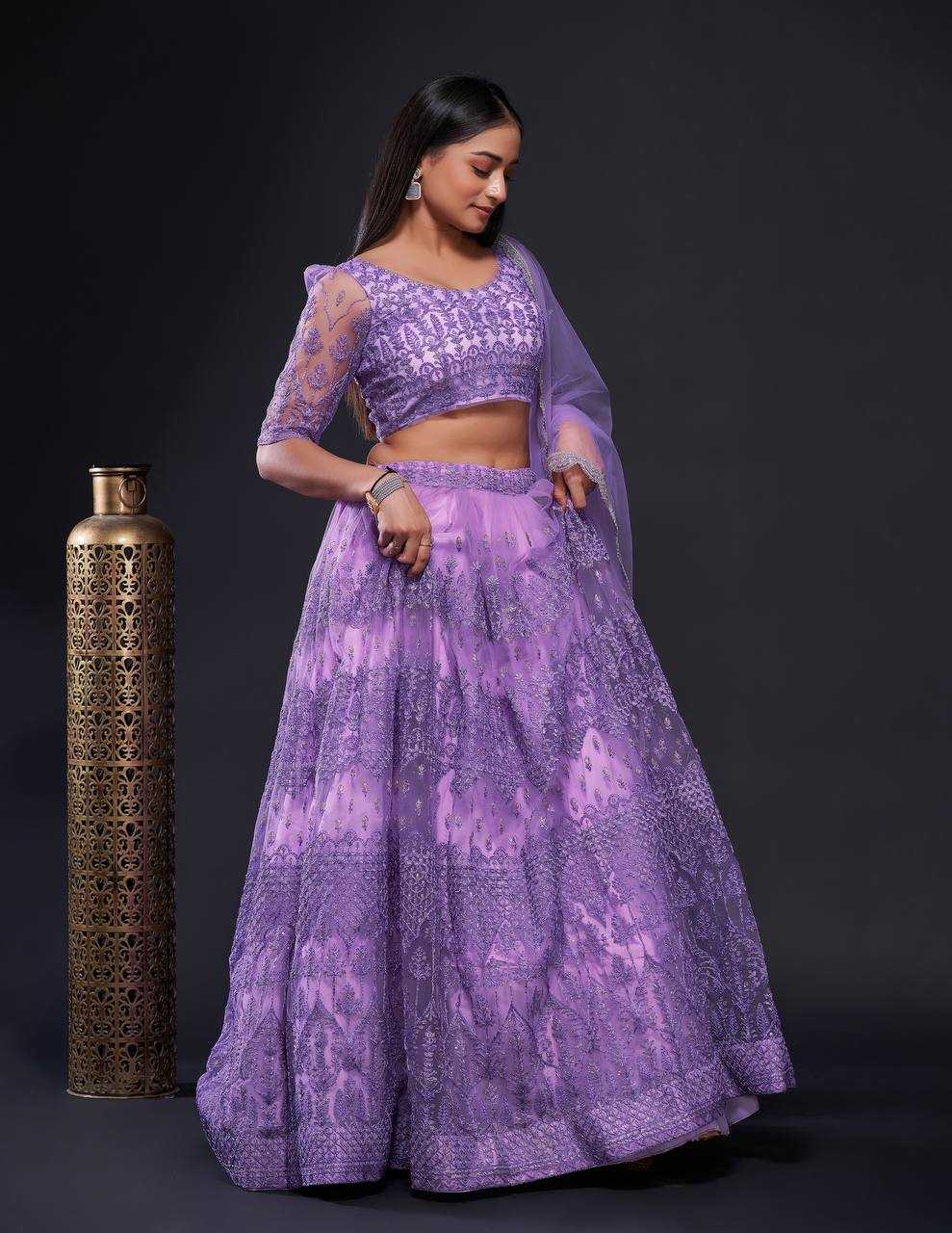 NET FANCY LEHENGA