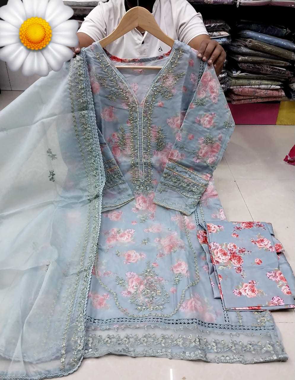 Ynf Organza KESH444 MRA70 Suits & Dresses Islamic Clothing Festive Collections Wholesale Pakistani Suits Afghani Suits Kashmiri Suits Manufacturer