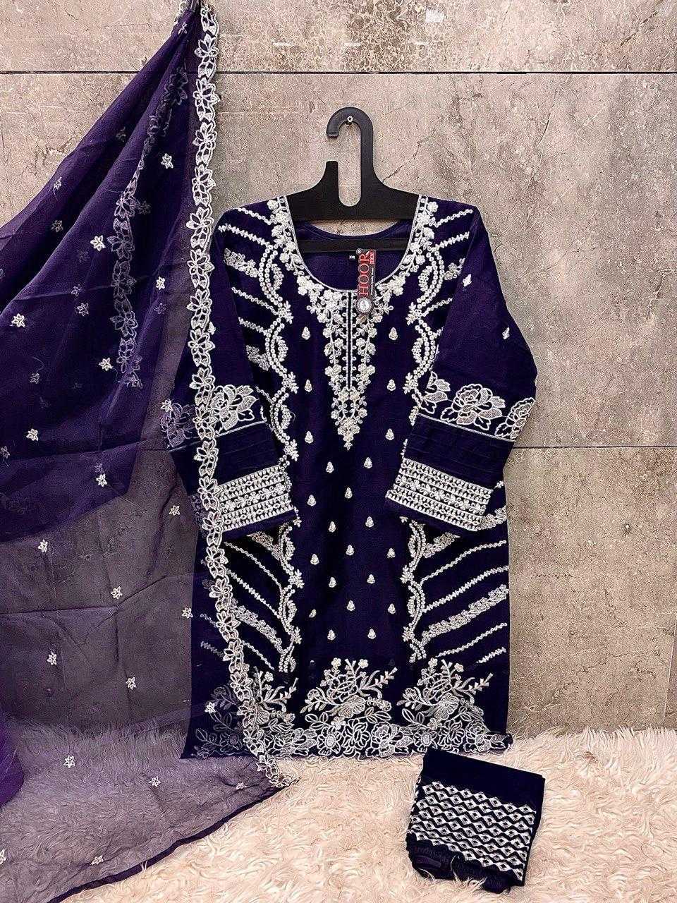 Ynf Organza KESH450 HOOR TEX-156A Suits & Dresses Islamic Clothing Festive Collections Wholesale Pakistani Suits Afghani Suits Kashmiri Suits Manufacturer