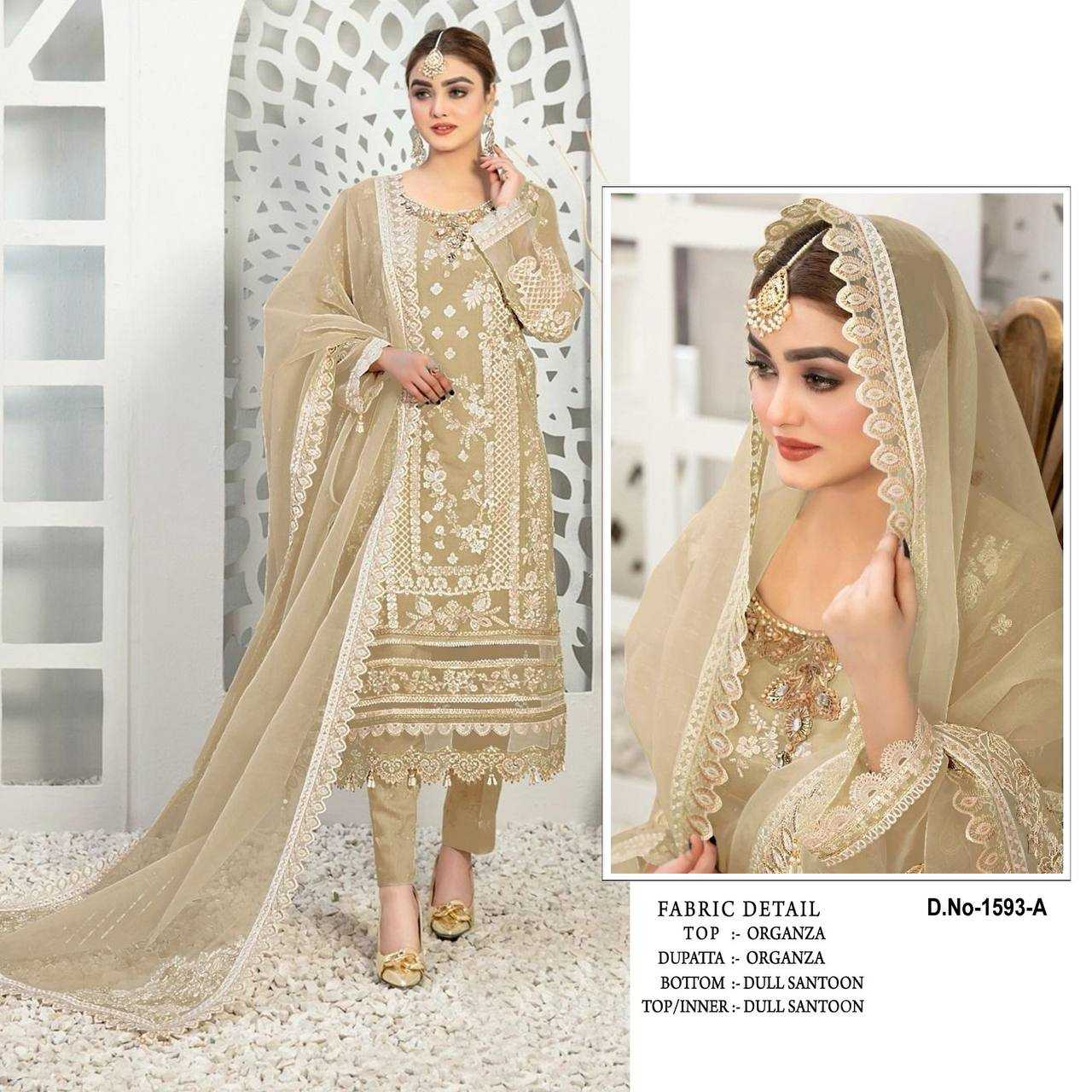 Ynf Organza Silk RIN131 1593 Suits & Dresses Wholesale Ladies Salwar Suits Party wear suits Manufacturer