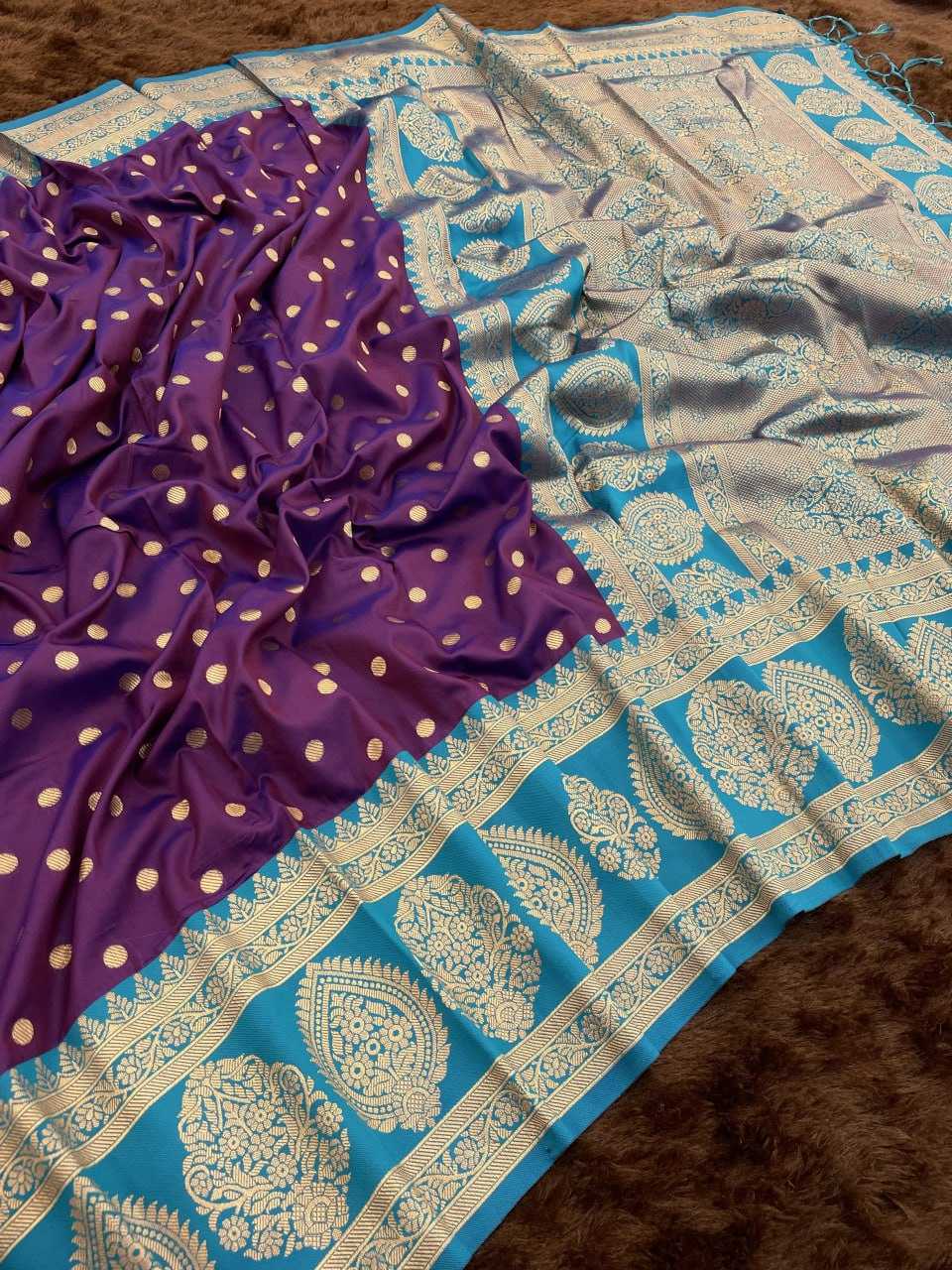 Ynf Paithani Silk RIN116 3210 POLKA Sarees Silk Sarees Wedding Collections Wholesale Party Wear Sarees Paithani Sarees Soft Silk Sarees Bridal Sarees Manufacturer