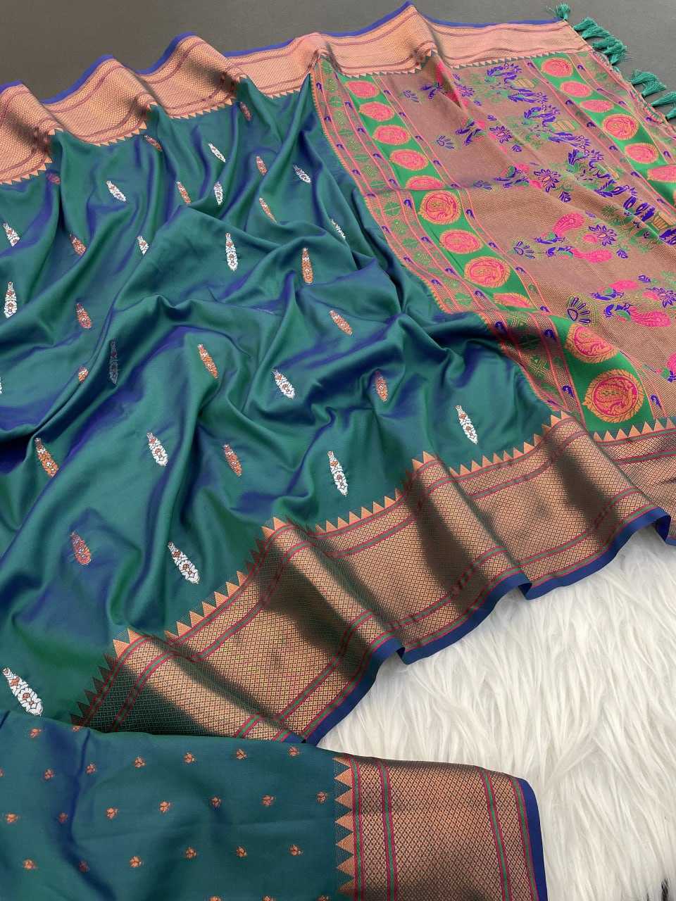  ZARI BORDER SILK SAREES