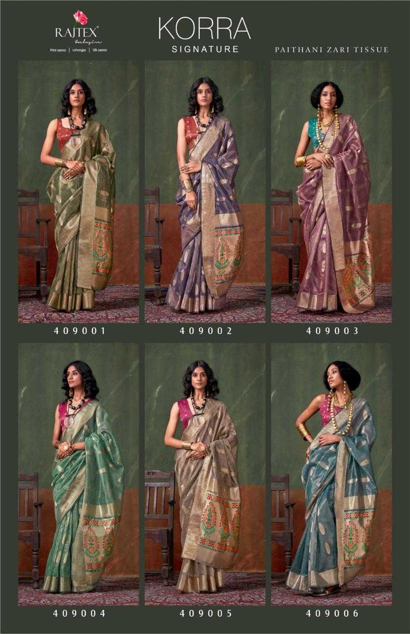 Ynf Paithani Silk RIN184 Rajtex Korra Signature Sarees Silk Sarees Wholesale Party Wear Silk Sarees Festival Silk Sarees Manufacturer