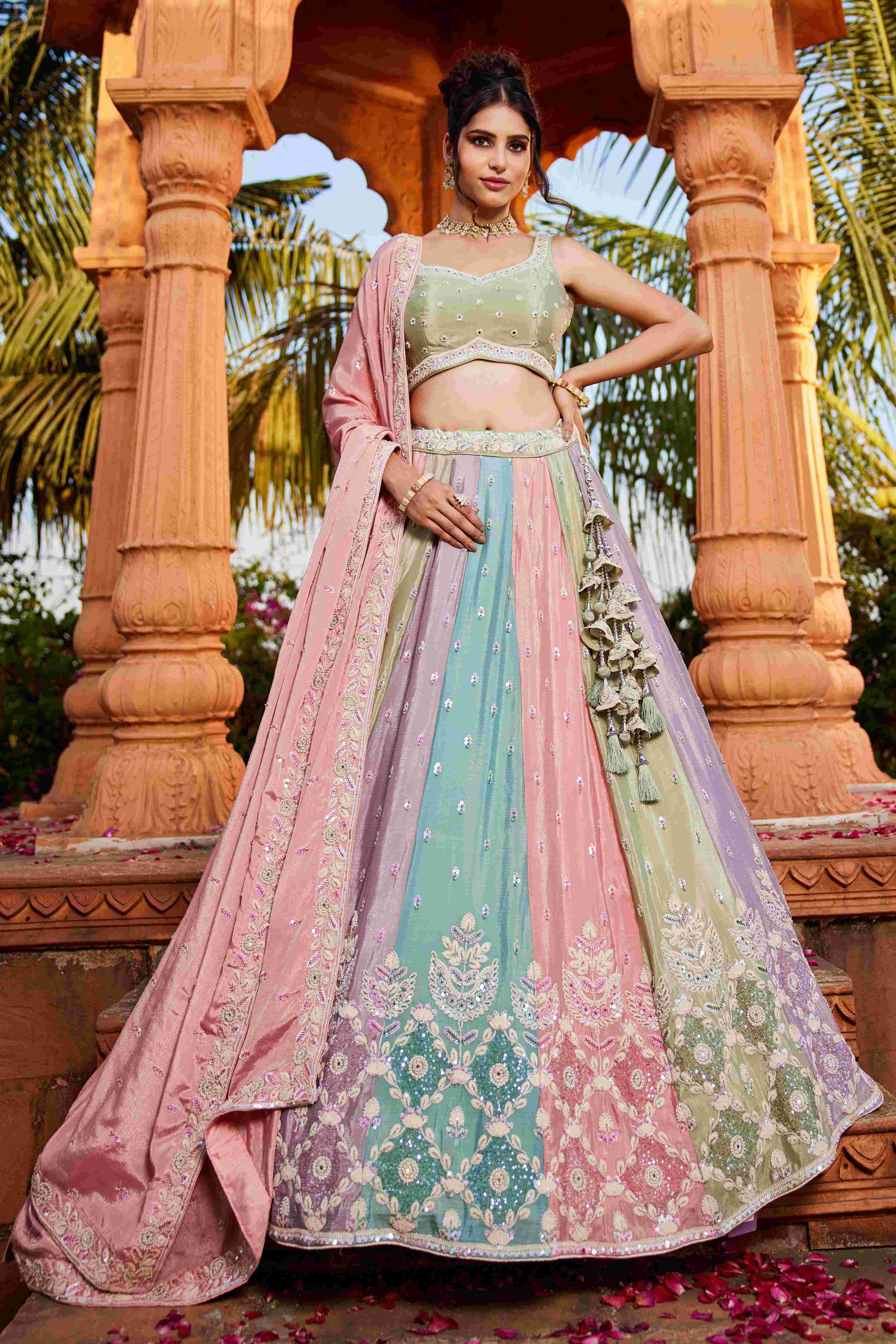 Ynf Poly Chiffon RIN197 2656 Lehengas Wholesale Designer Lehenga Fancy Lehenga Chiffon Lehenga Manufacturer