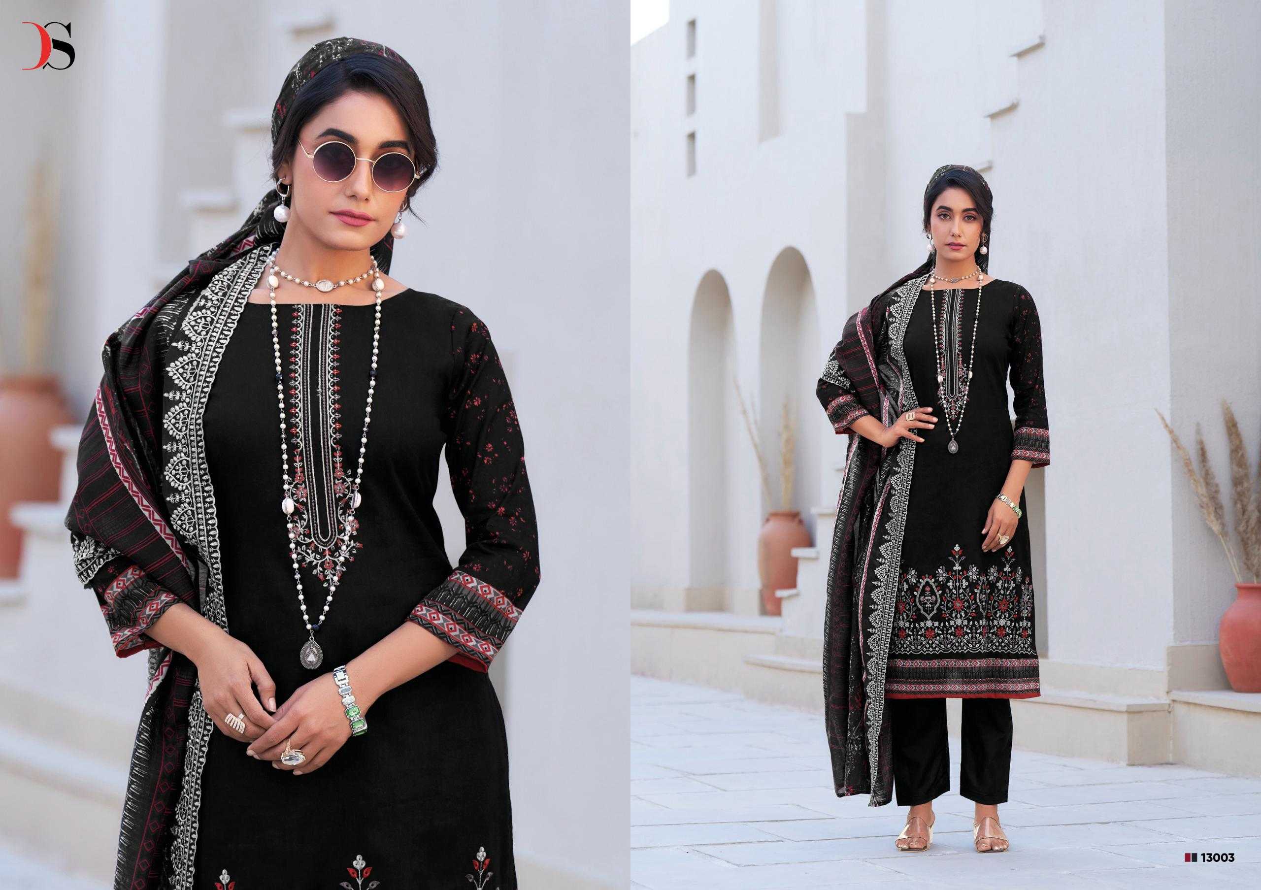 Ynf Pure Cotton KESH444 DEEPSY SUITS BIN SAEED-13 Suits & Dresses Islamic Clothing Festive Collections Wholesale Pakistani Suits Embroidery Suits Cotton Dresses Manufacturer