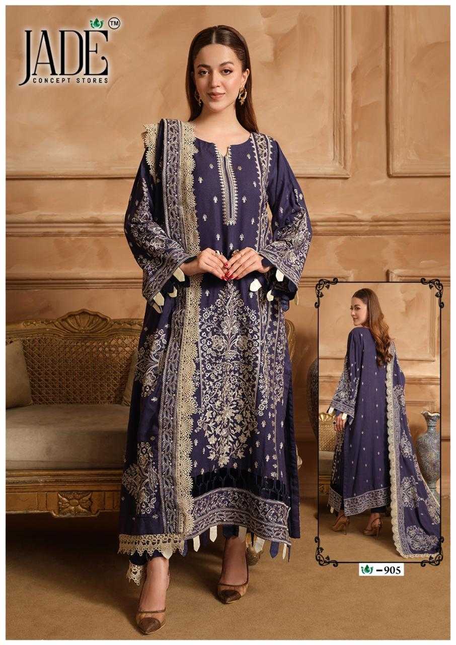 Ynf Pure Cotton KESH444 JADE CRIMSON-VOL 9 Suits & Dresses Islamic Clothing Festive Collections Wholesale Pakistani Suits Semi Stitched Suits Cotton Dresses Manufacturer