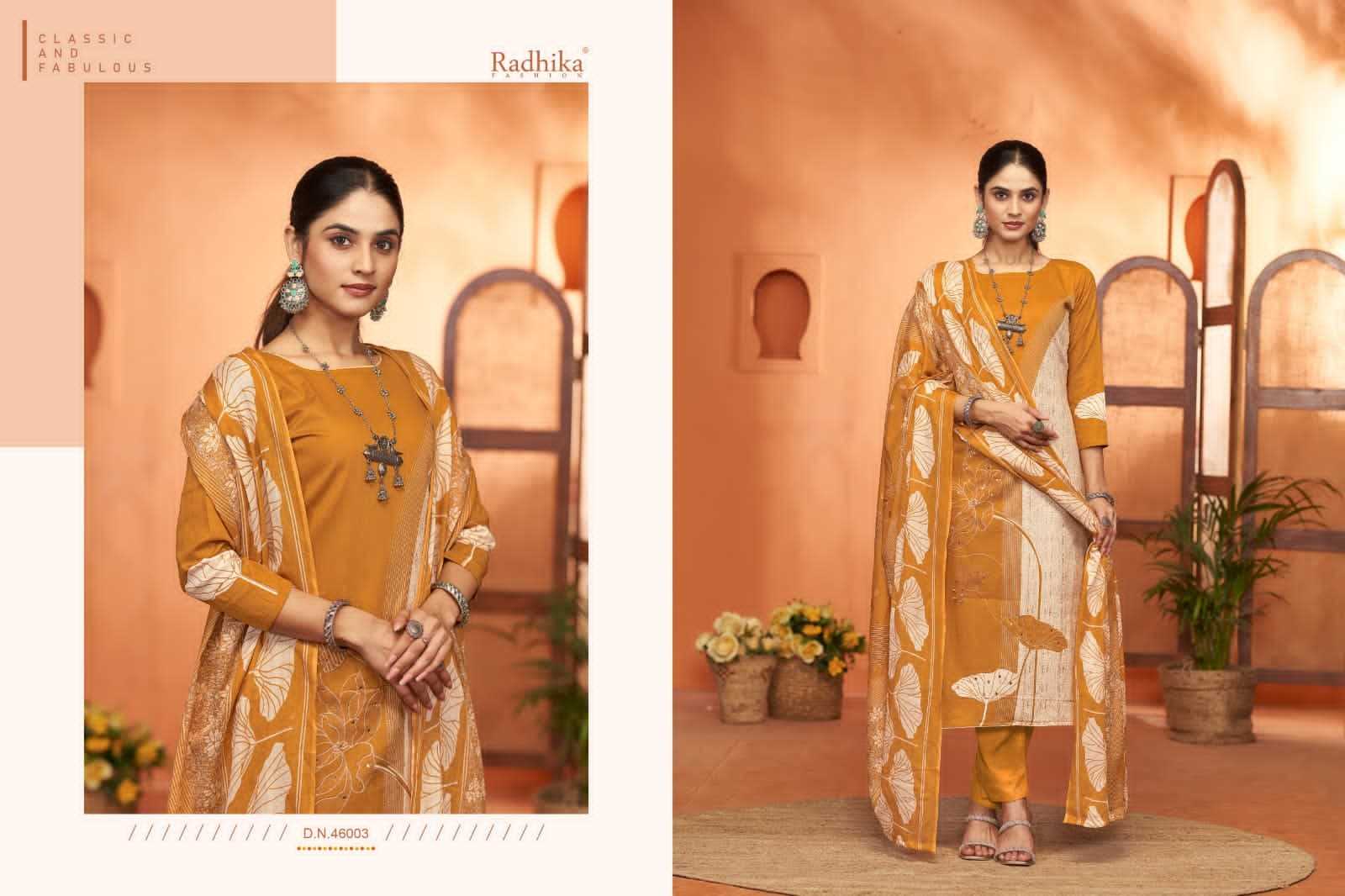 Ynf Pure Cotton RIN186 Azara-NOORI Setwise Collections Wholesale Dresses & Suits Catalogs Manufacturer