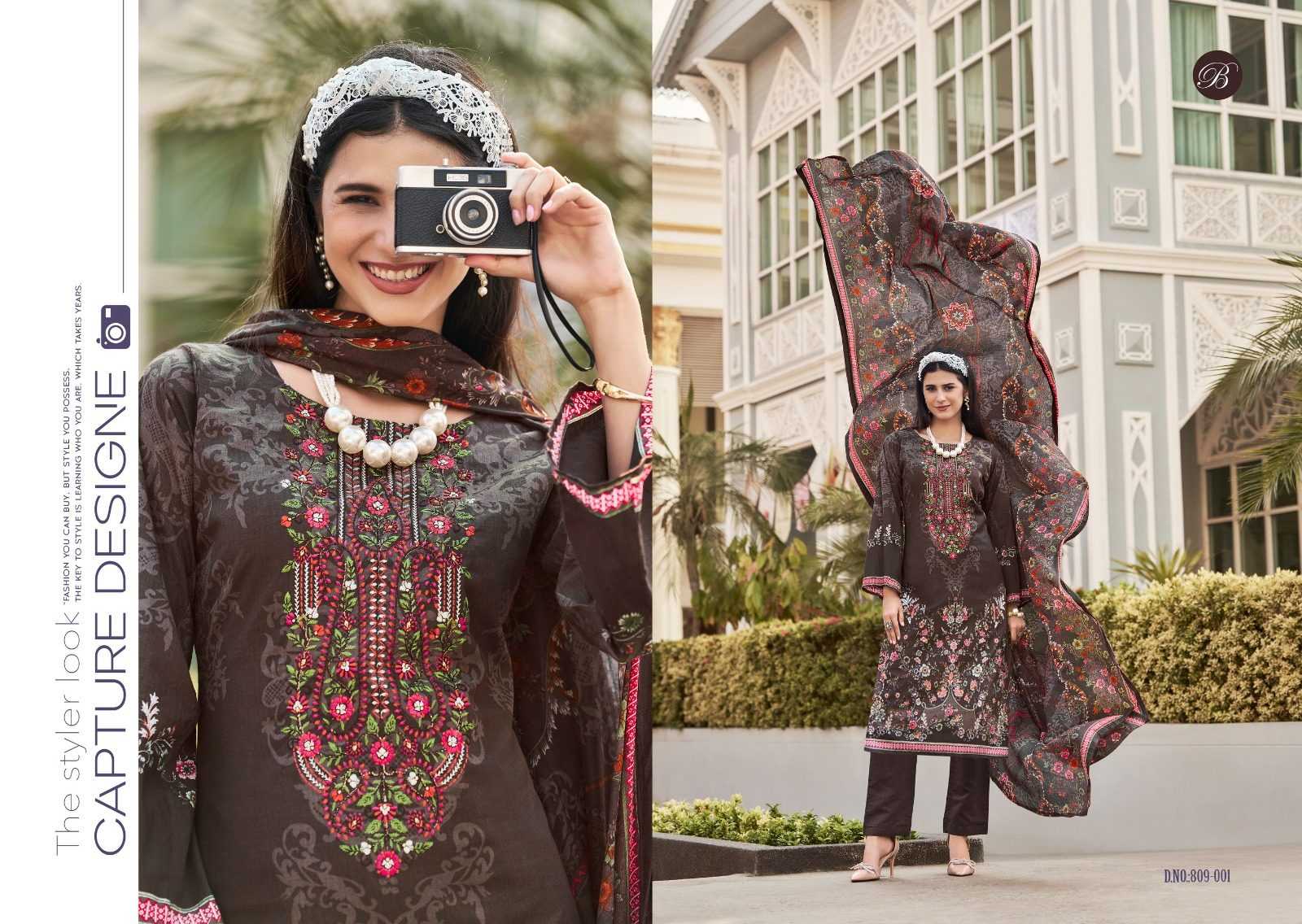 Ynf Pure Cotton RIN186 BELLIZA-NAIRA VOL-98 Setwise Collections Wholesale Pakistani Suits Catalogs Dresses & Suits Catalogs Manufacturer