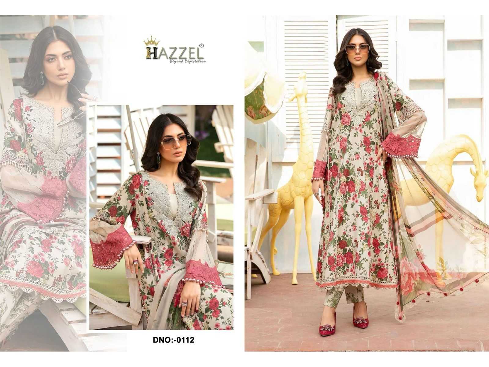 Ynf Pure Cotton RIN186 HAZZEL-0112 Suits & Dresses Islamic Clothing Festive Collections Wholesale Embroidery Suits Cotton Suits Party wear suits Manufacturer