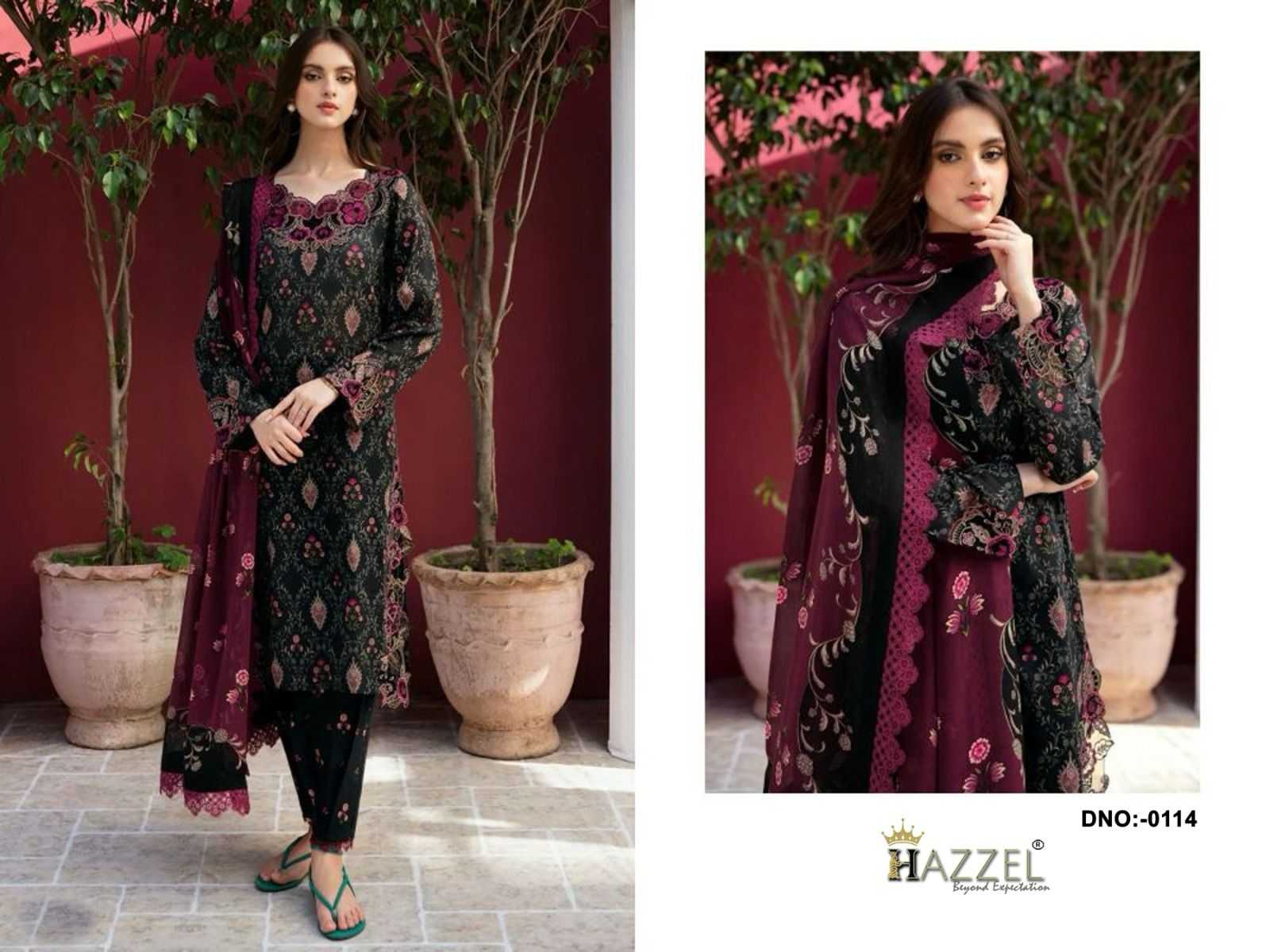 Ynf Pure Cotton RIN186 HAZZEL-114 Suits & Dresses Islamic Clothing Festive Collections Wholesale Printed Suits Cotton Suits Eid Collections Manufacturer