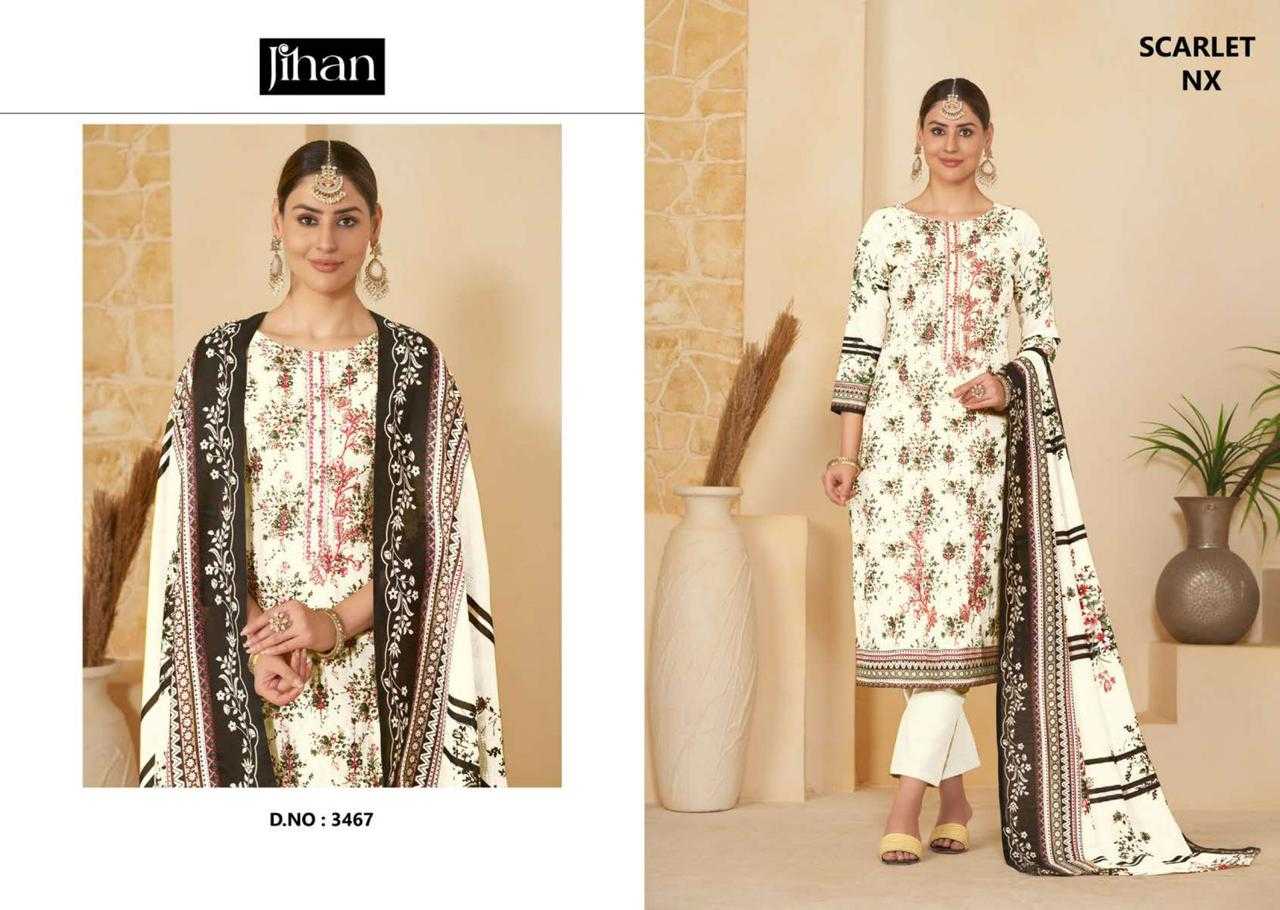 Ynf Pure Cotton RIN186 JIHAN-SCARLET LAWN VOL - 2 Suits & Dresses Islamic Clothing Festive Collections Wholesale Embroidery Suits Party wear suits Eid Collections Manufacturer