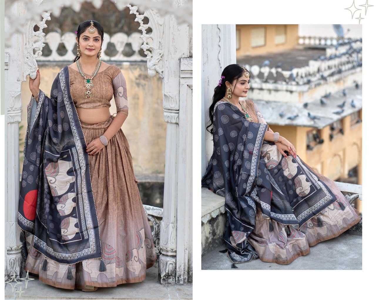 Ynf Pure Silk RIN119 9016 Lehengas Wholesale Designer Lehenga Kalamkari Lehenga Silk Lehenga Manufacturer