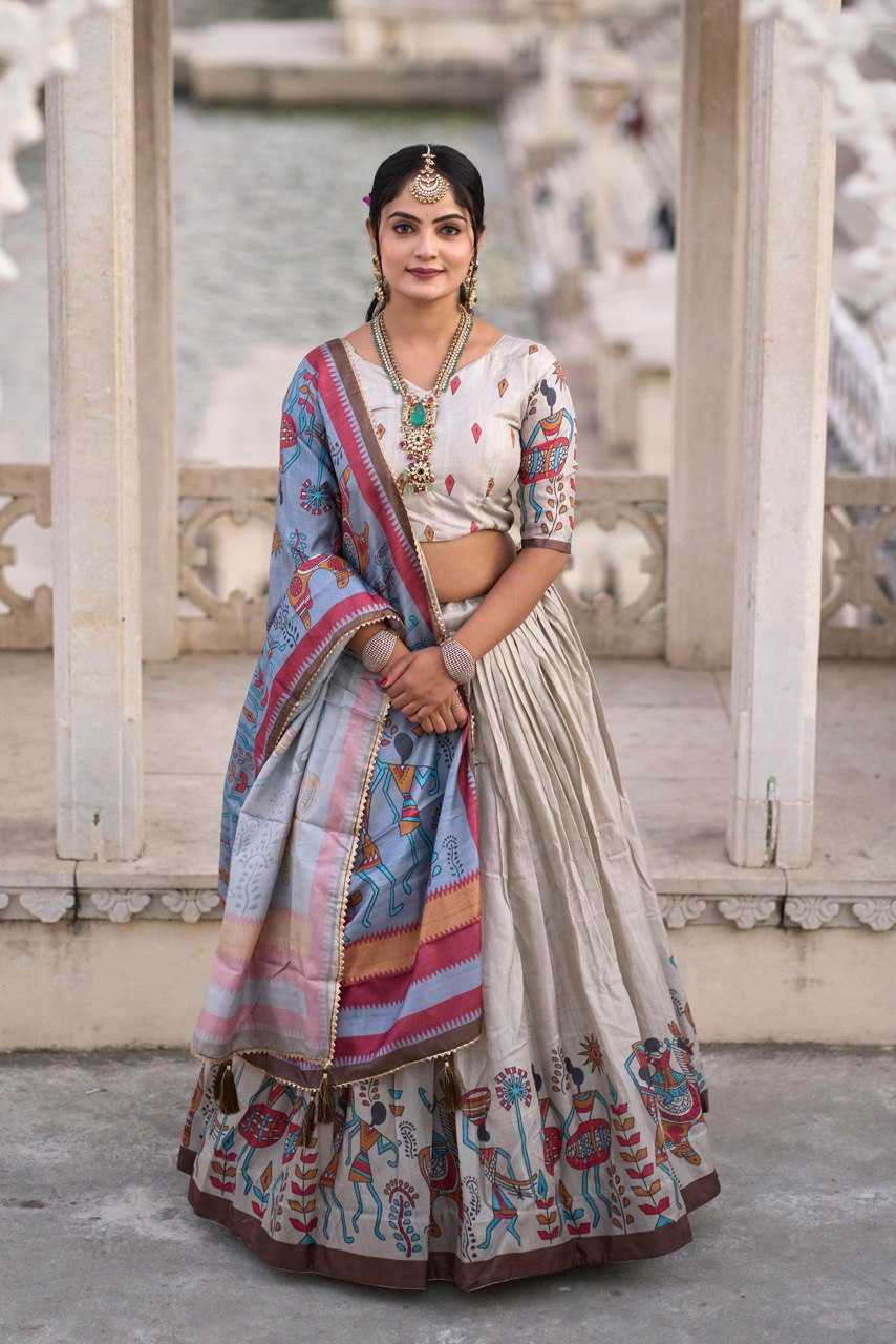 Ynf Pure Silk RIN119 GRTN9017 Lehengas Wholesale Kalamkari Lehenga Traditional Lehenga Manufacturer