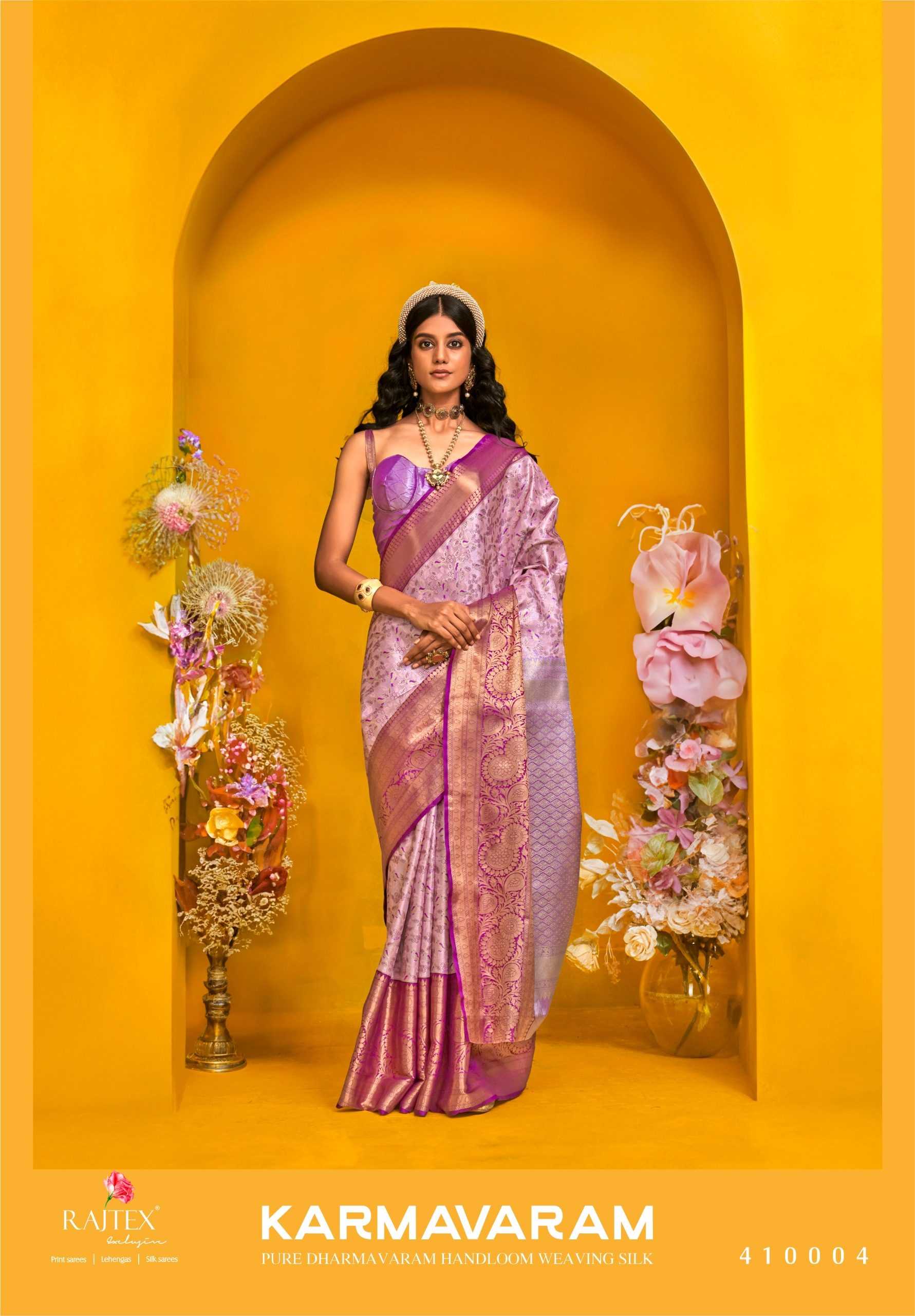 Ynf Pure Silk RIN184 Rajtex-Karmavaram Sarees Silk Sarees Festive Collections Wholesale Party Wear Sarees Handloom Sarees Traditional Silk Sarees Manufacturer