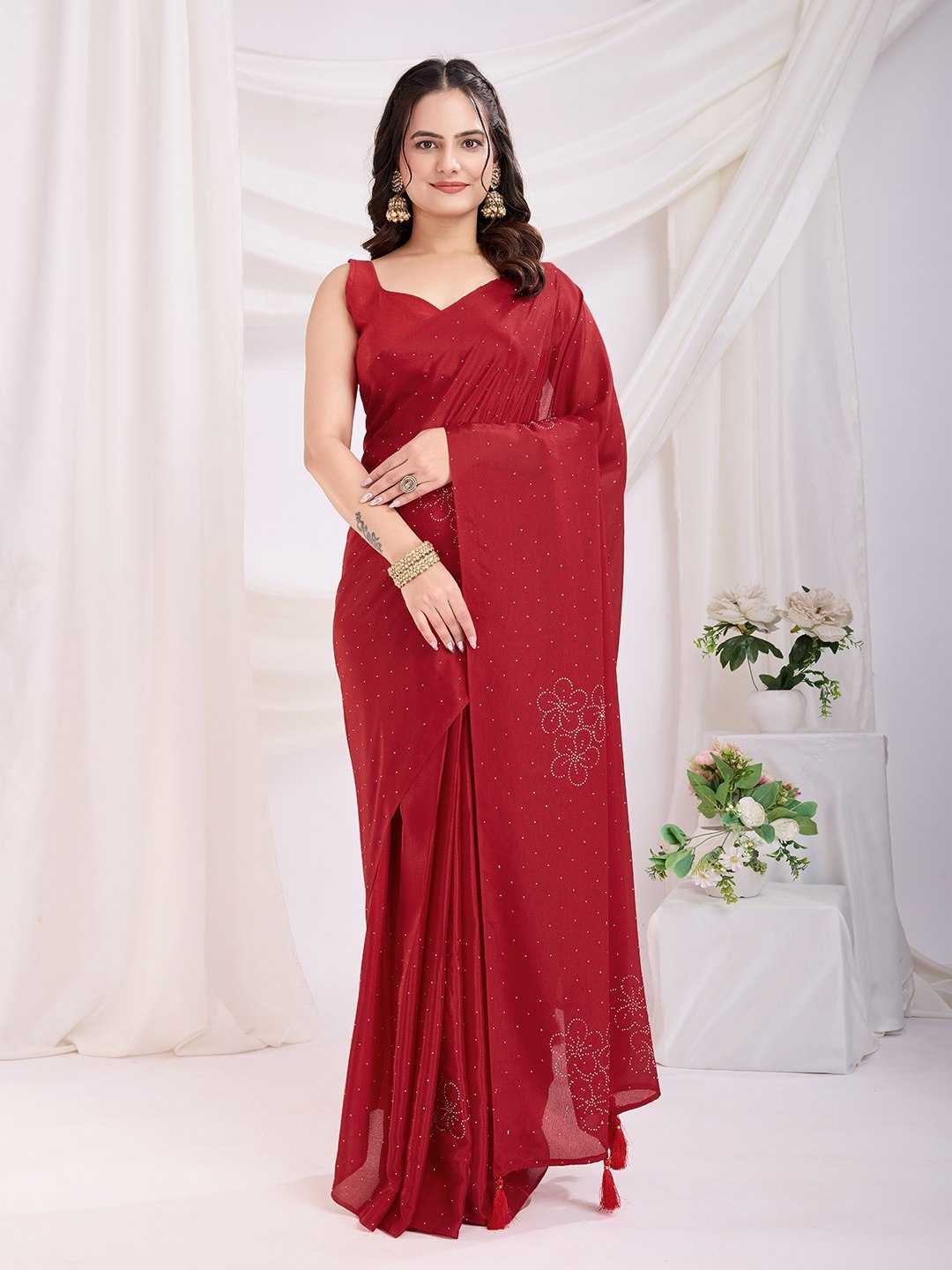 Ynf Rangoli Silk RIN188 Shimla Ready to wear Sarees Sarees Wholesale Ready To Wear Sarees Fancy Sarees Plain Sarees Manufacturer