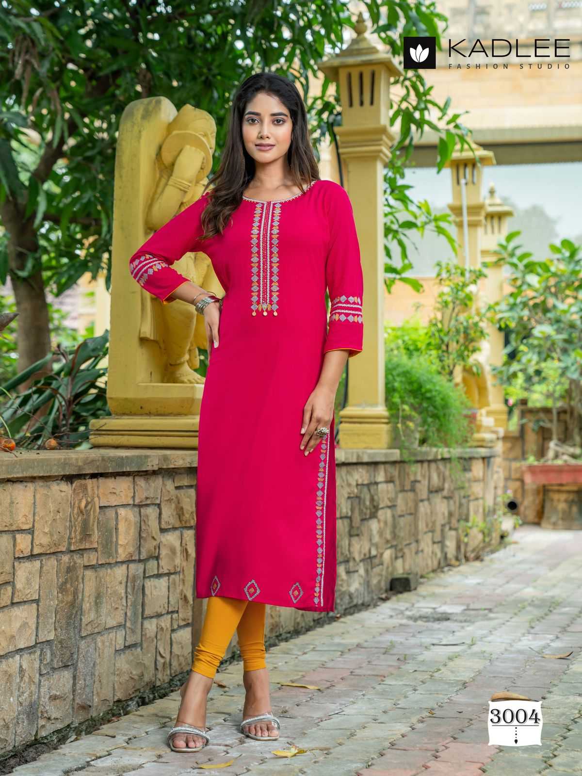 Ynf Rangoli Silk RIN190 KADLEE CHANCHAL Setwise Collections Wholesale Kurtis Catalogs Manufacturer