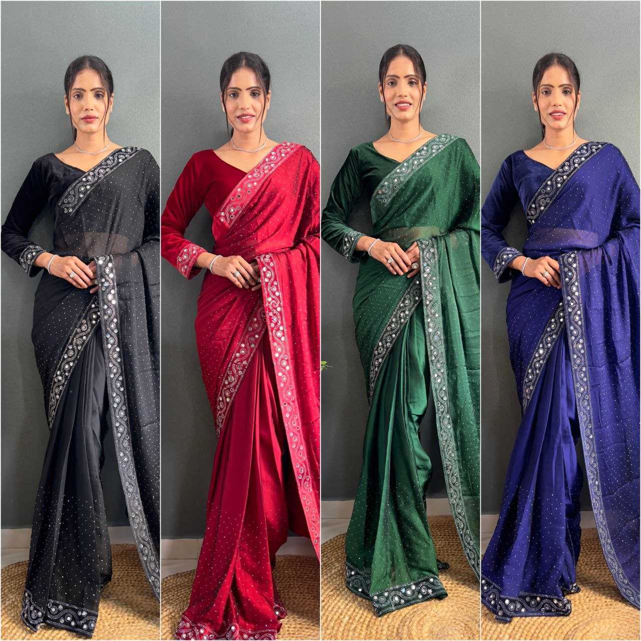 Ynf Rangoli Silk RIN214 115 Sarees Wholesale Fancy Sarees Mirror Work Saree Manufacturer