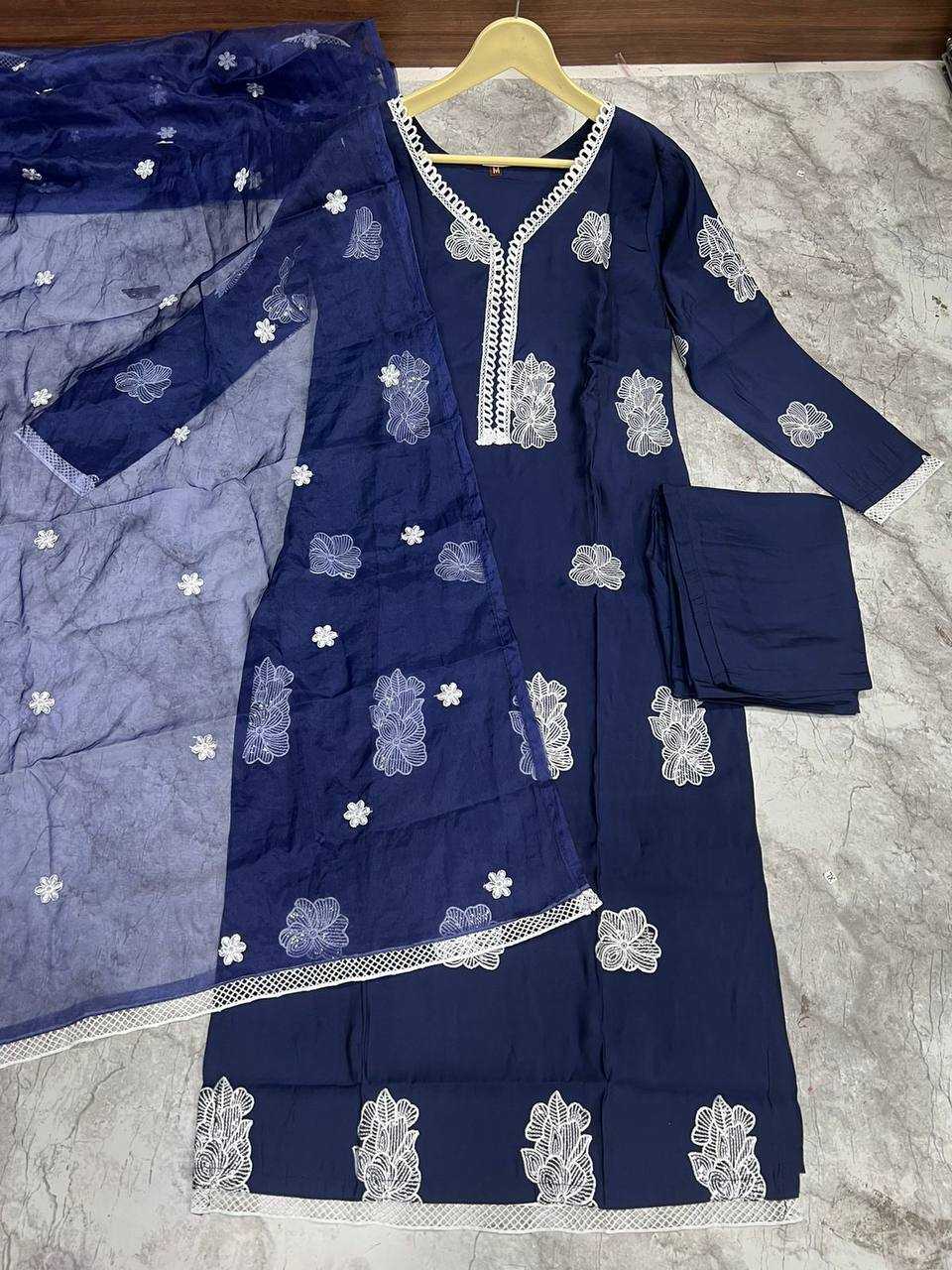 Ynf Russian Silk RIN131 PERI PERI - 2 Suits & Dresses Kurti Wholesale Embroidered Kurtis Designer Suits Kurti With Pants Manufacturer