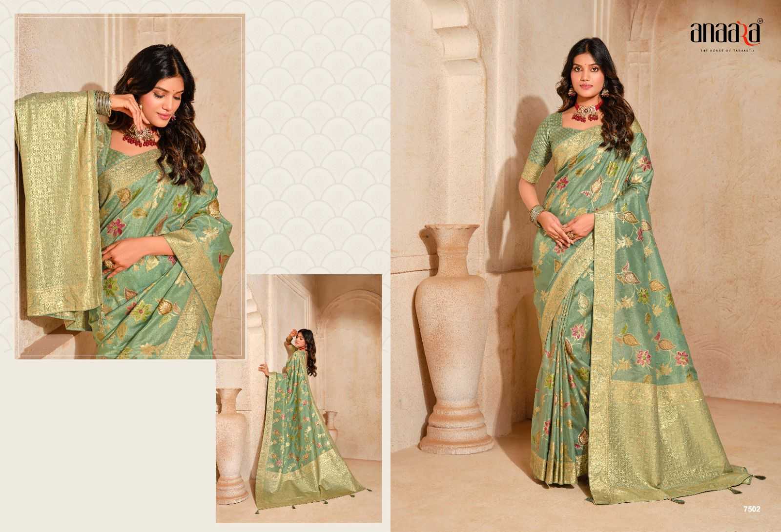 Ynf Silk KESH113 Tathastu-Anaara-7500 Series Sarees Silk Sarees Festive Collections Wholesale Party Wear Sarees Fancy Sarees Indian Sarees Manufacturer