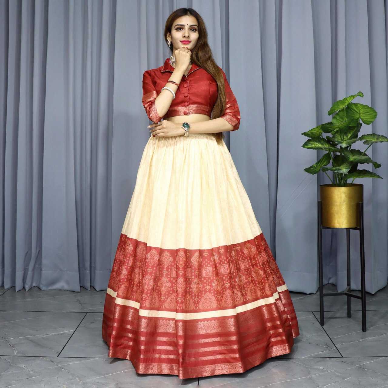 Ynf Soft Dola RIN119 9041 Lehengas Wholesale Fancy Lehenga Silk Lehenga Floral Lehenga Manufacturer