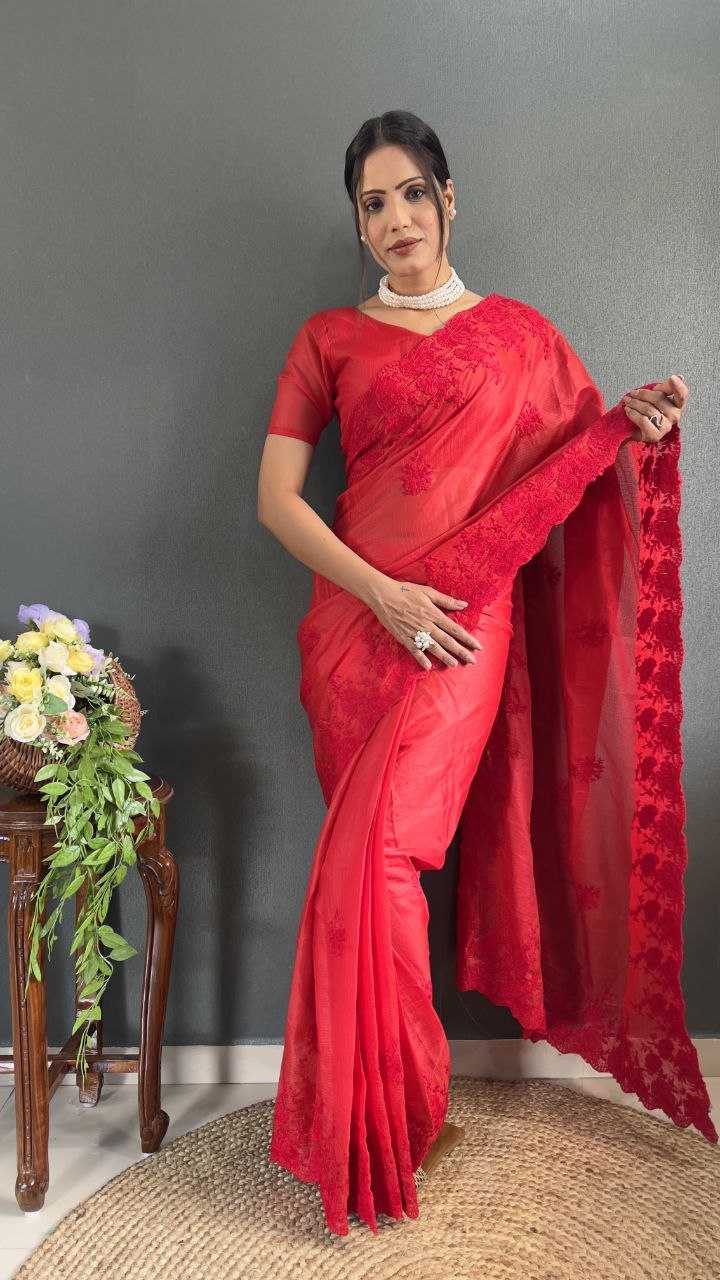 Ynf Soft Kota RIN214 055RTW Sarees Wholesale Embroidered Sarees Kota Doria Sarees Cutwork Saree Manufacturer