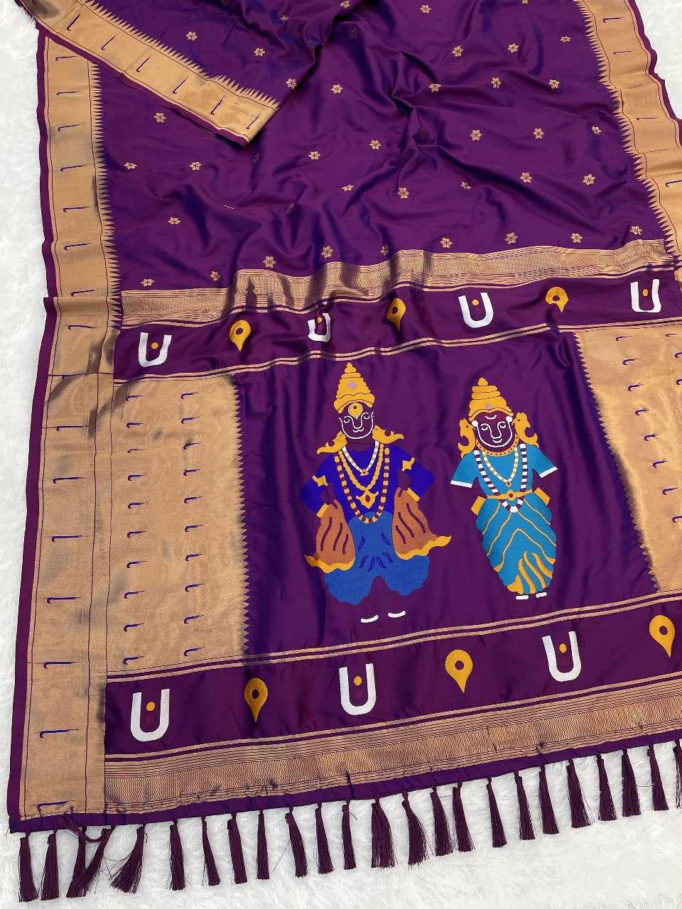 Ynf Soft Silk RIN116 VITTHALA PAITHANI Silk Sarees Wholesale Paithani Sarees Heavy Silk Sarees Soft Silk Sarees Manufacturer