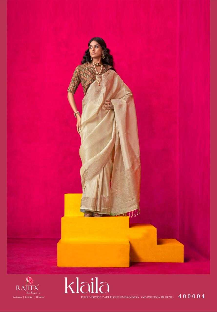 Ynf Tissue RIN184 RAJTEX KLAILA Silk Sarees Wholesale Handloom Sarees Pure Zari Silk Sarees Silk Sarees For Weddings Manufacturer