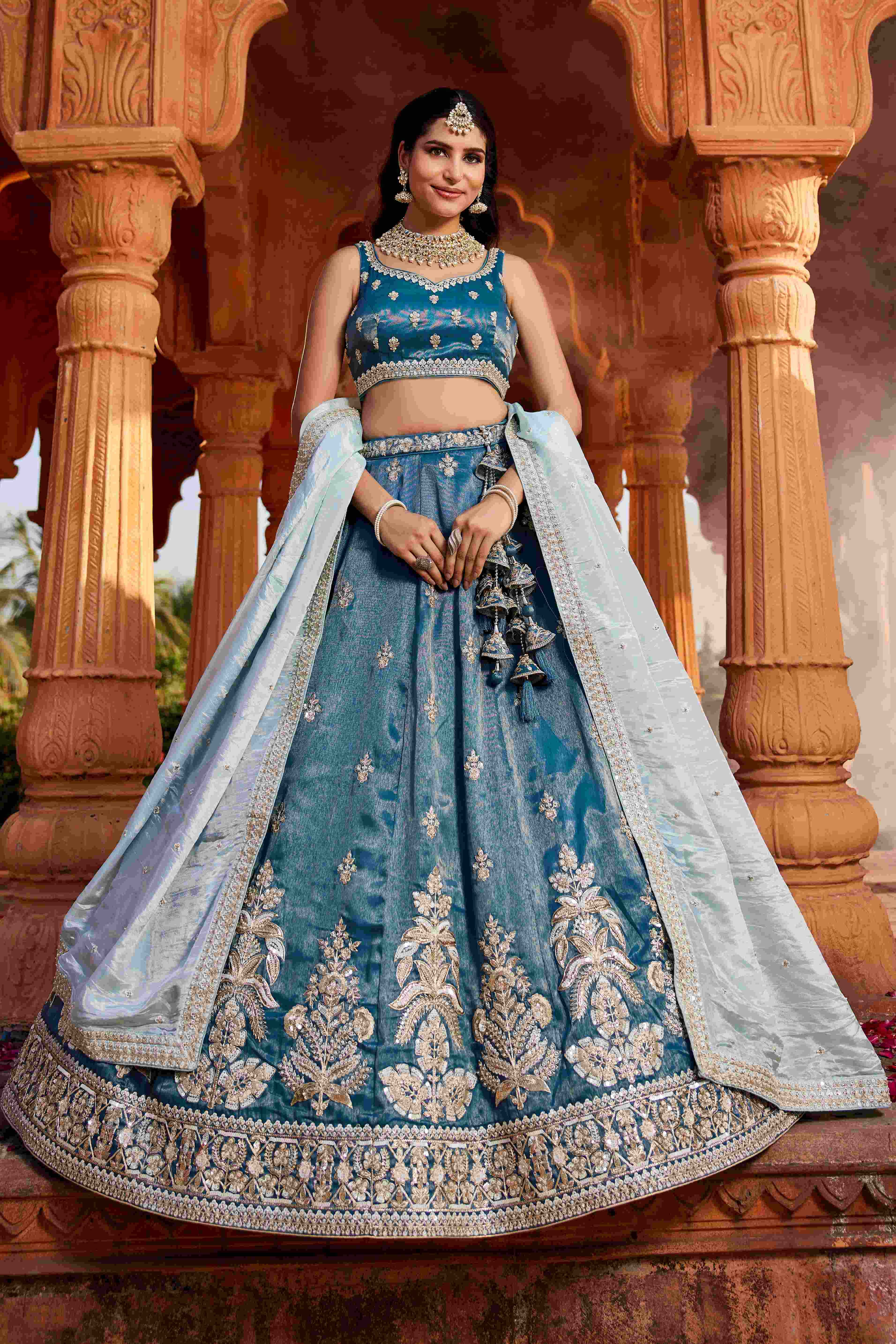 Ynf Tissue RIN197 2659 Lehengas Wholesale Designer Lehenga Fancy Lehenga Bridal Lehenga Manufacturer