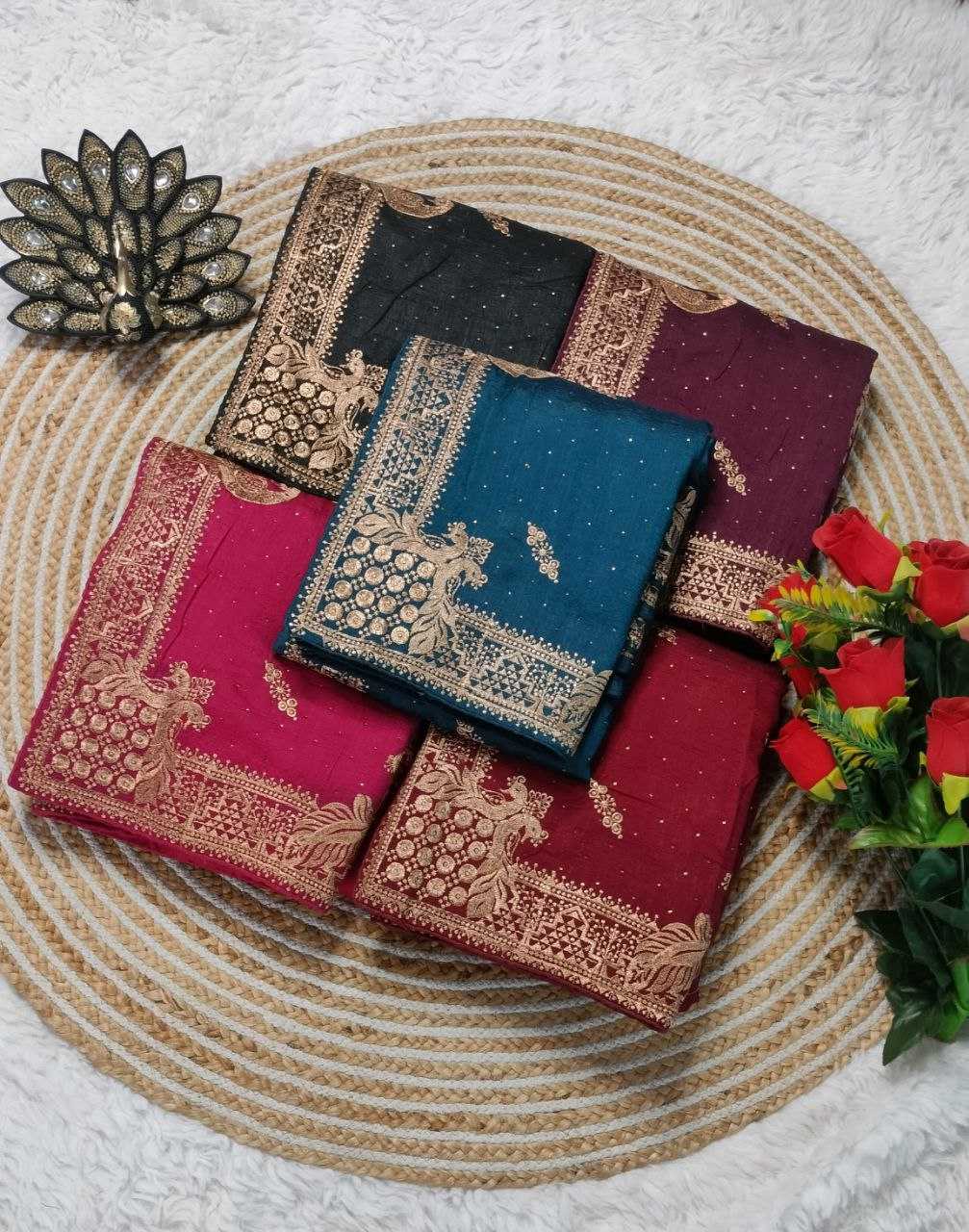 Ynf Vichitra Silk RIN214 More Sarees Wholesale Fancy Sarees Zari Sarees Manufacturer