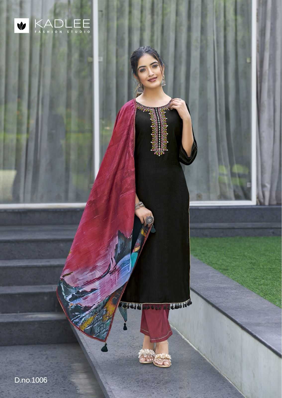 Ynf Viscose RIN190 KADLEE ZARIN Setwise Collections Wholesale Kurtis Catalogs Manufacturer