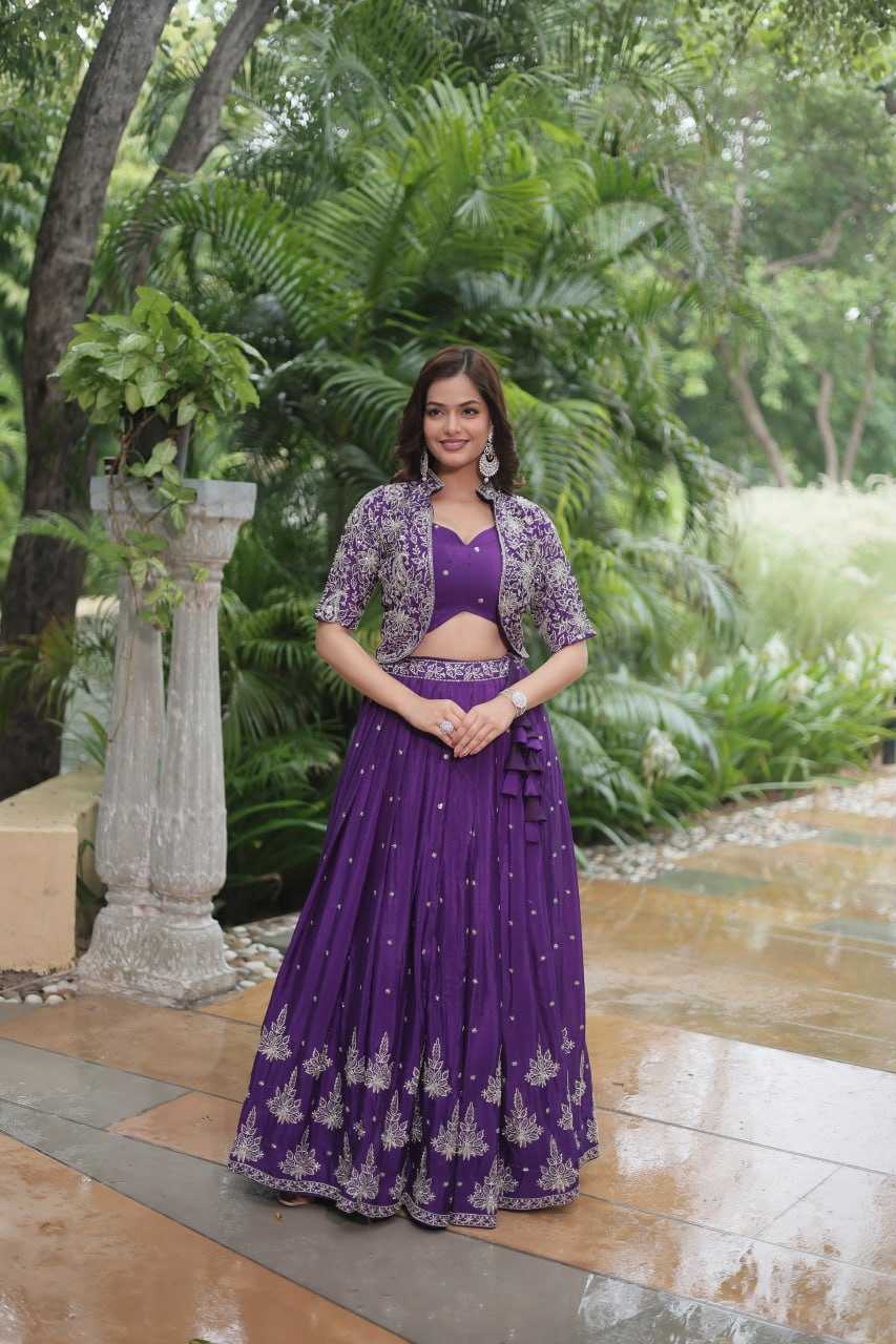 EMBROIDERED LEHENGA
