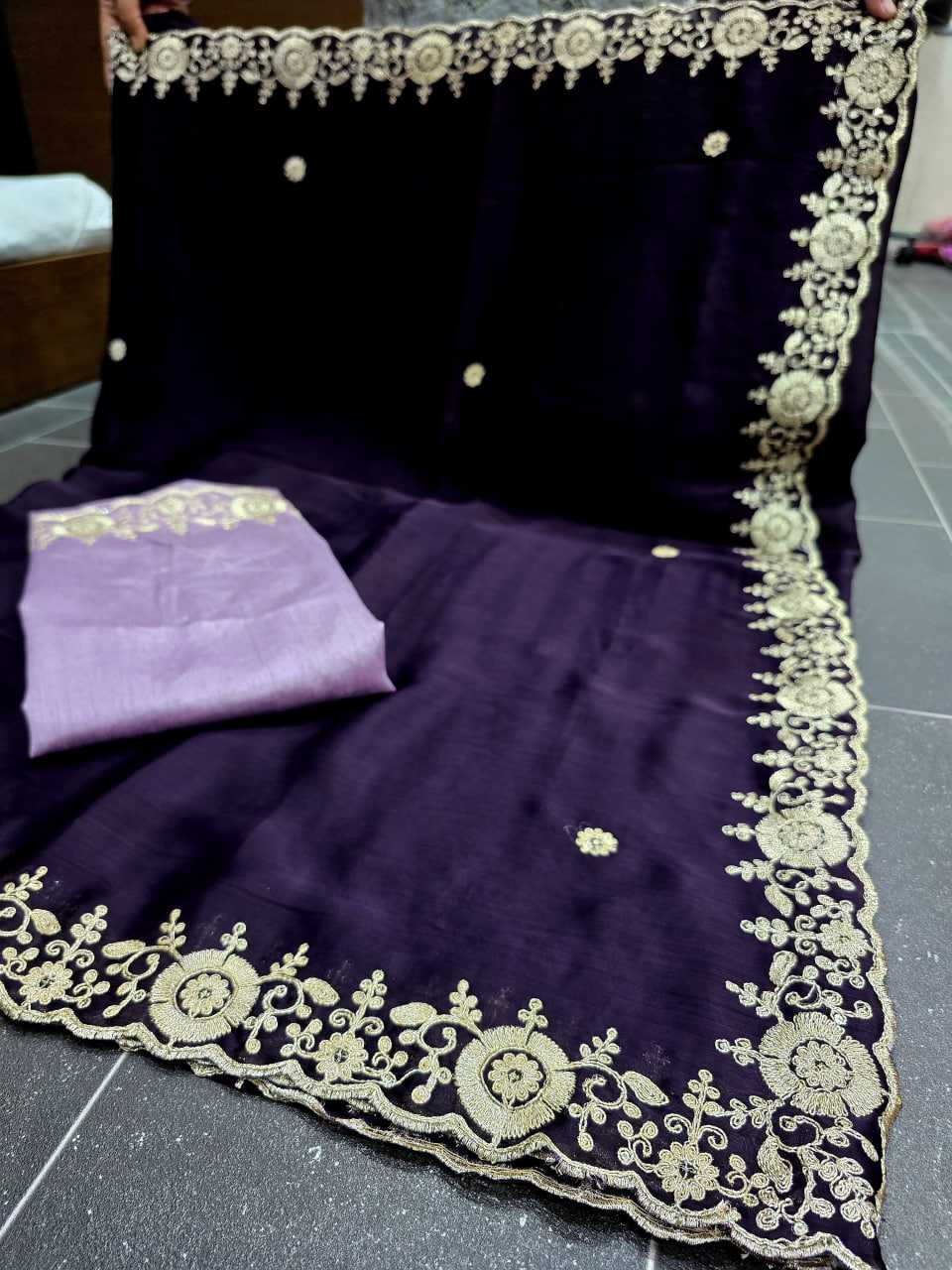 CUTWORK SAREE