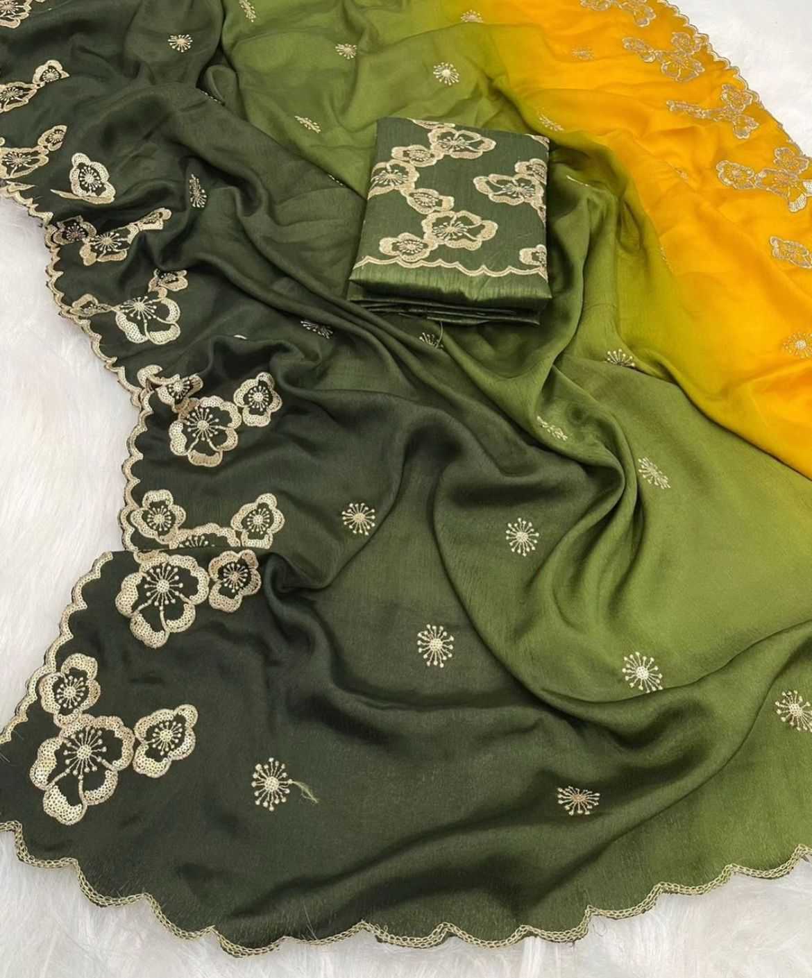 EMBROIDERED SAREES