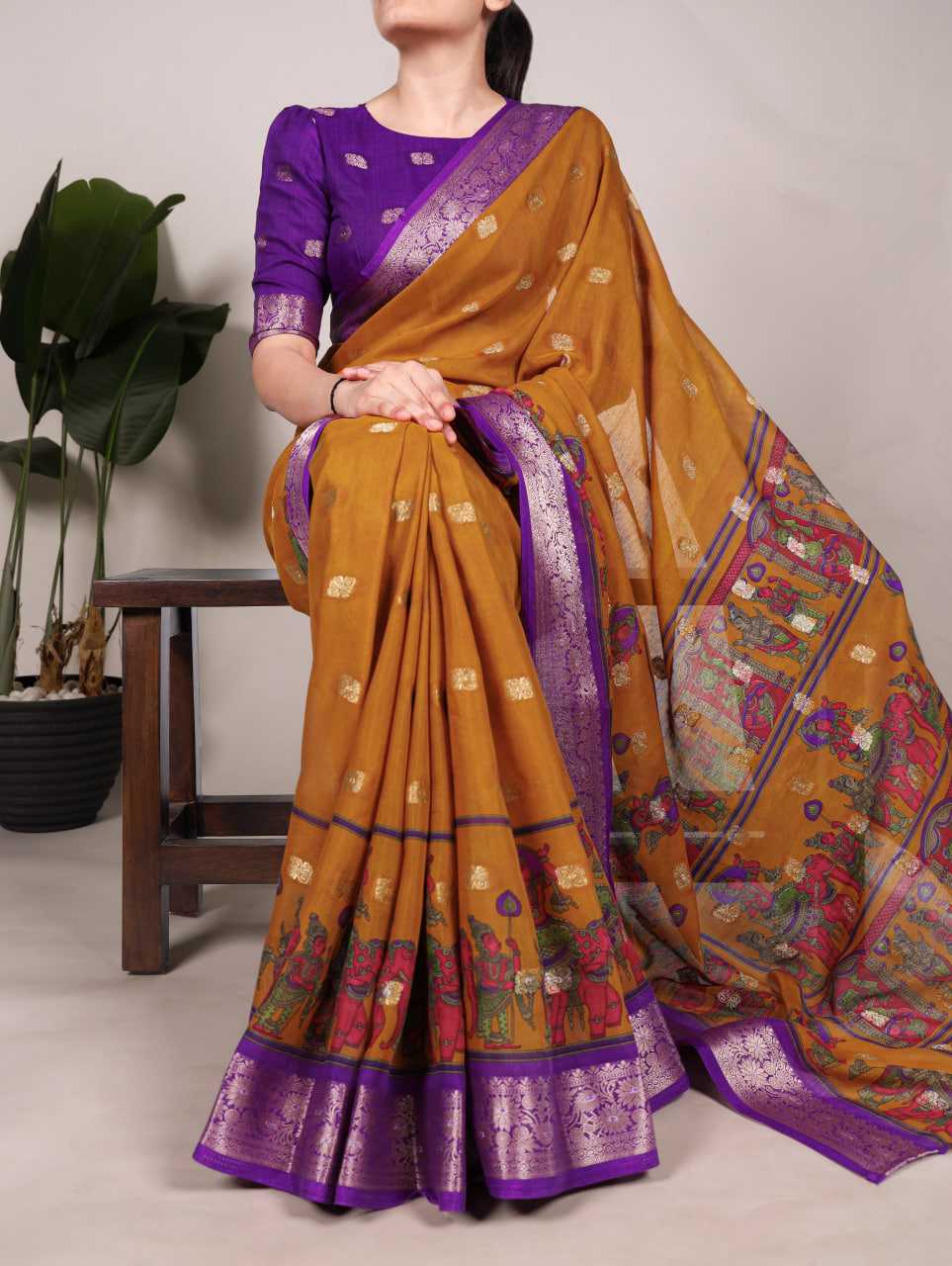 JACQUARD SAREE