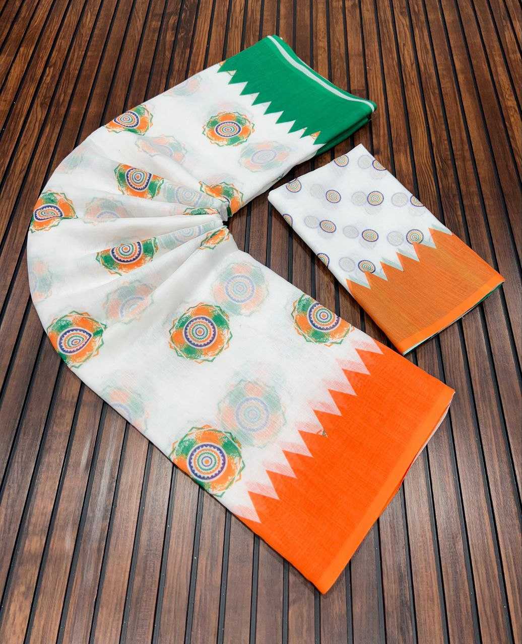COTTON LINEN SAREES