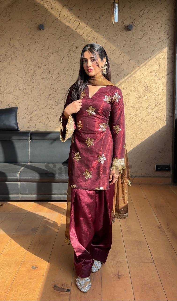 MAROON SALWAR SUIT