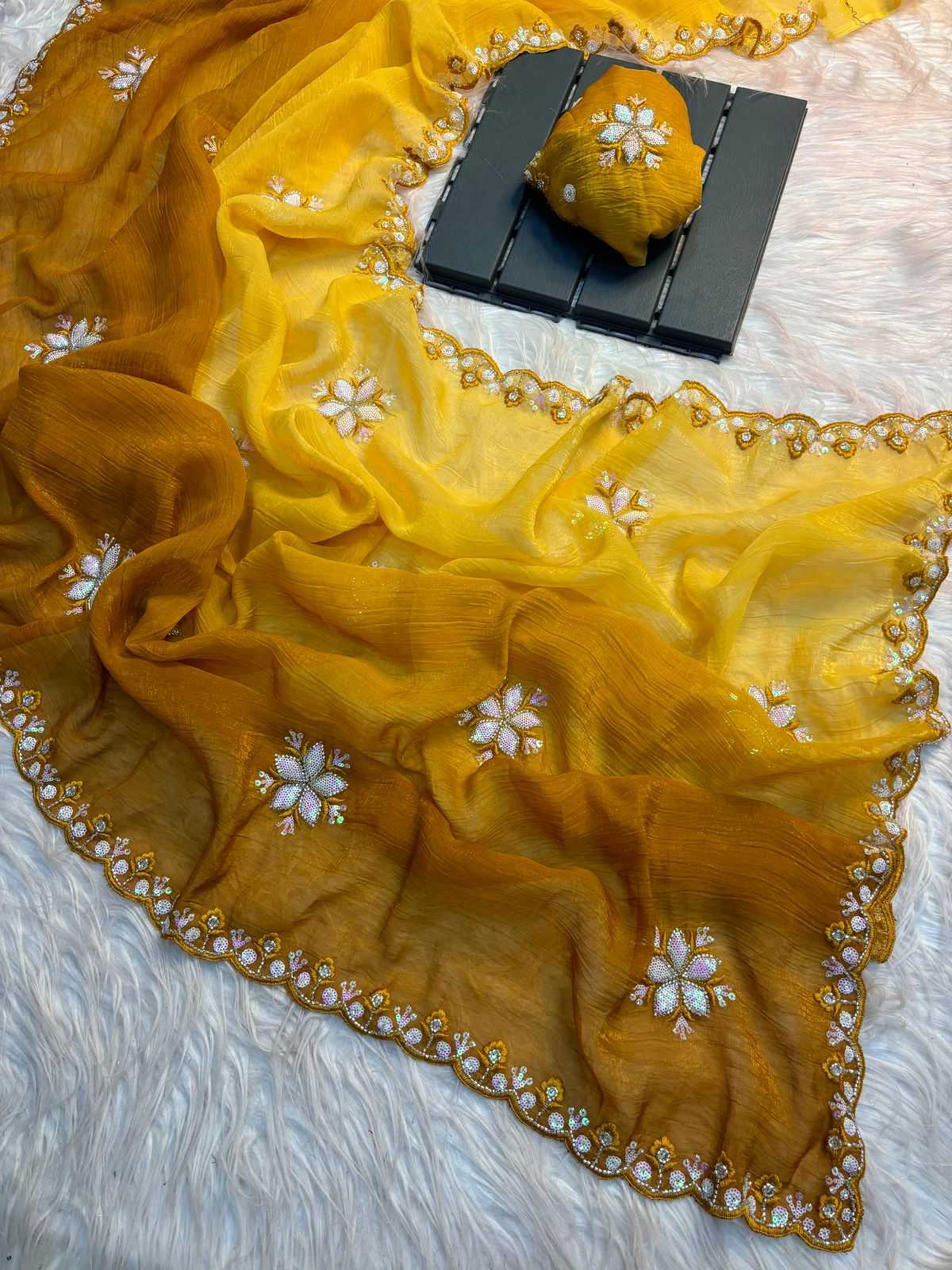 SEQUINS WORK SAREE